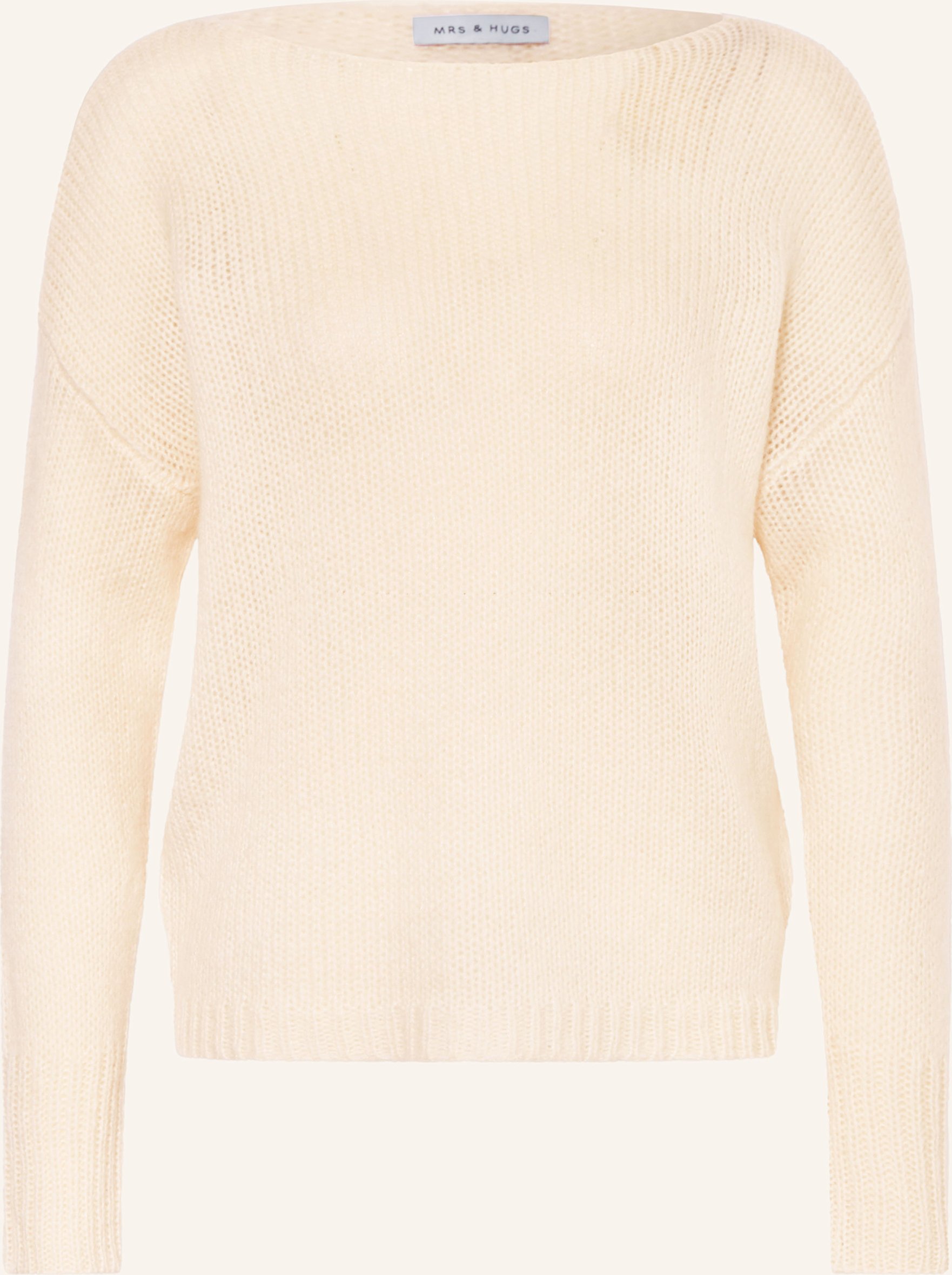 Mrs & Hugs Cashmere-Pullover weiss