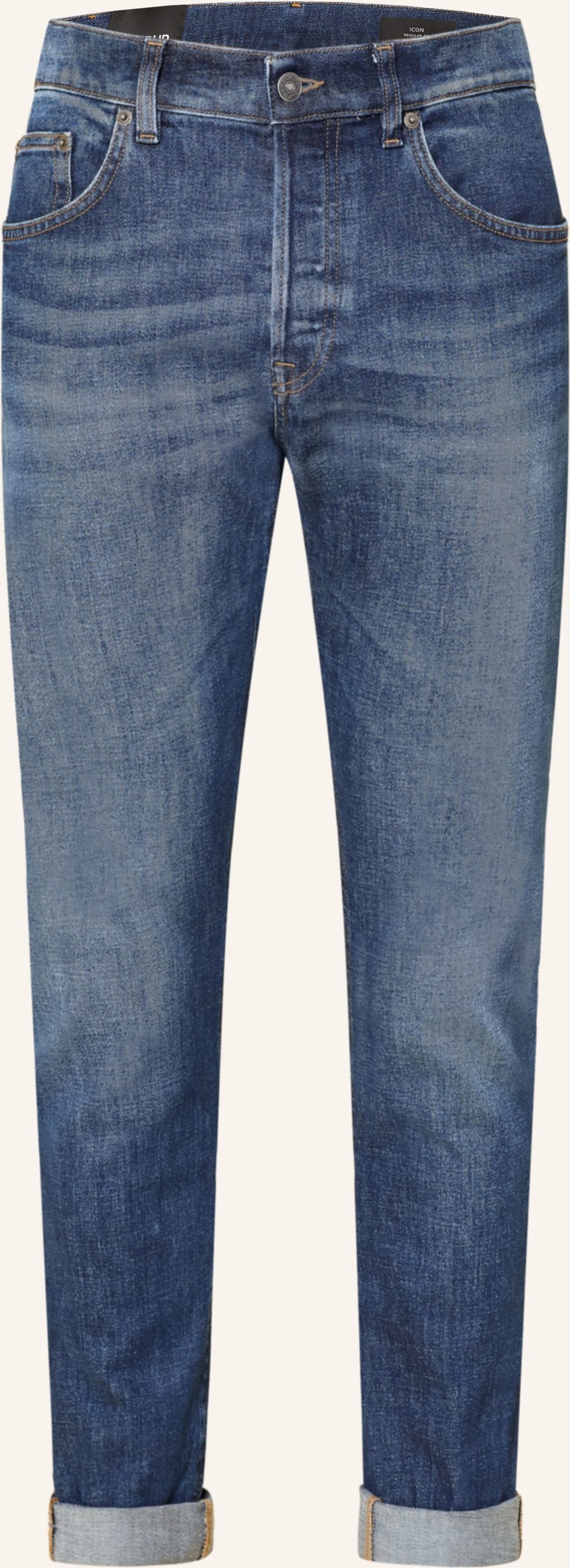 Dondup Jeans Icon Regular Fit blau