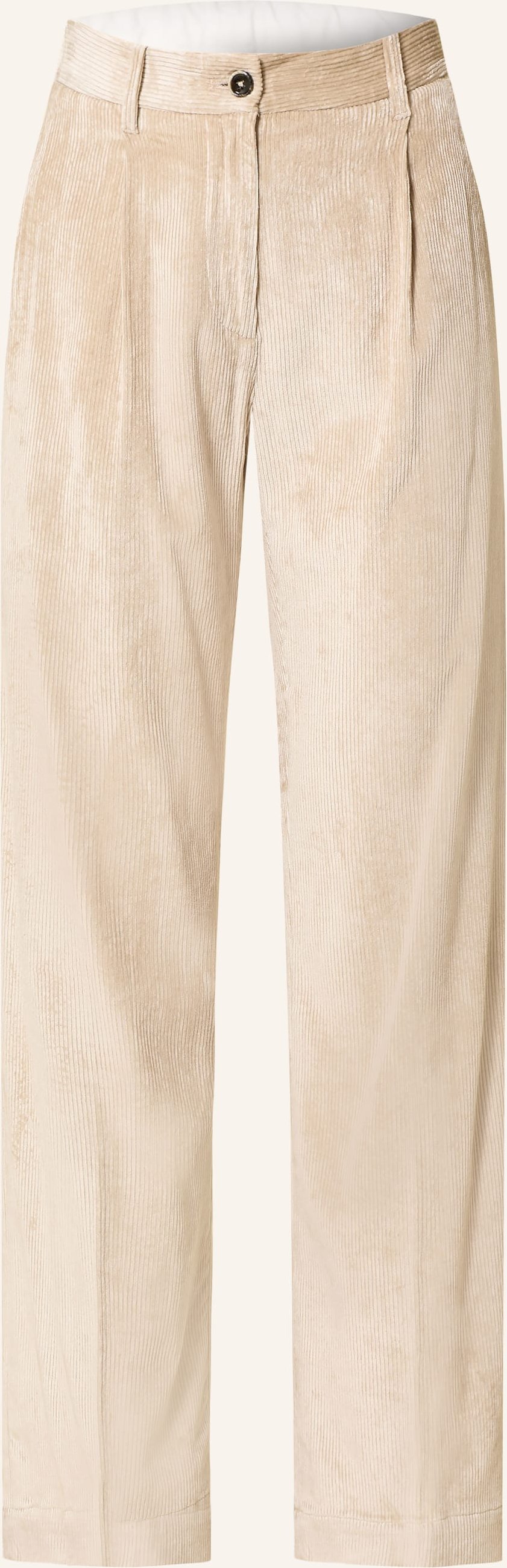 Nine:Inthe:Morning Marlenehose Blenda Aus Cord beige