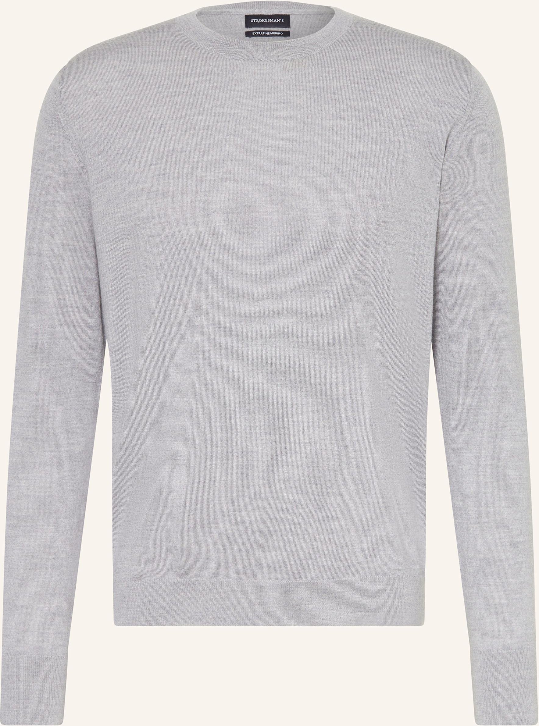 Strokesman's Pullover Aus Merinowolle grau