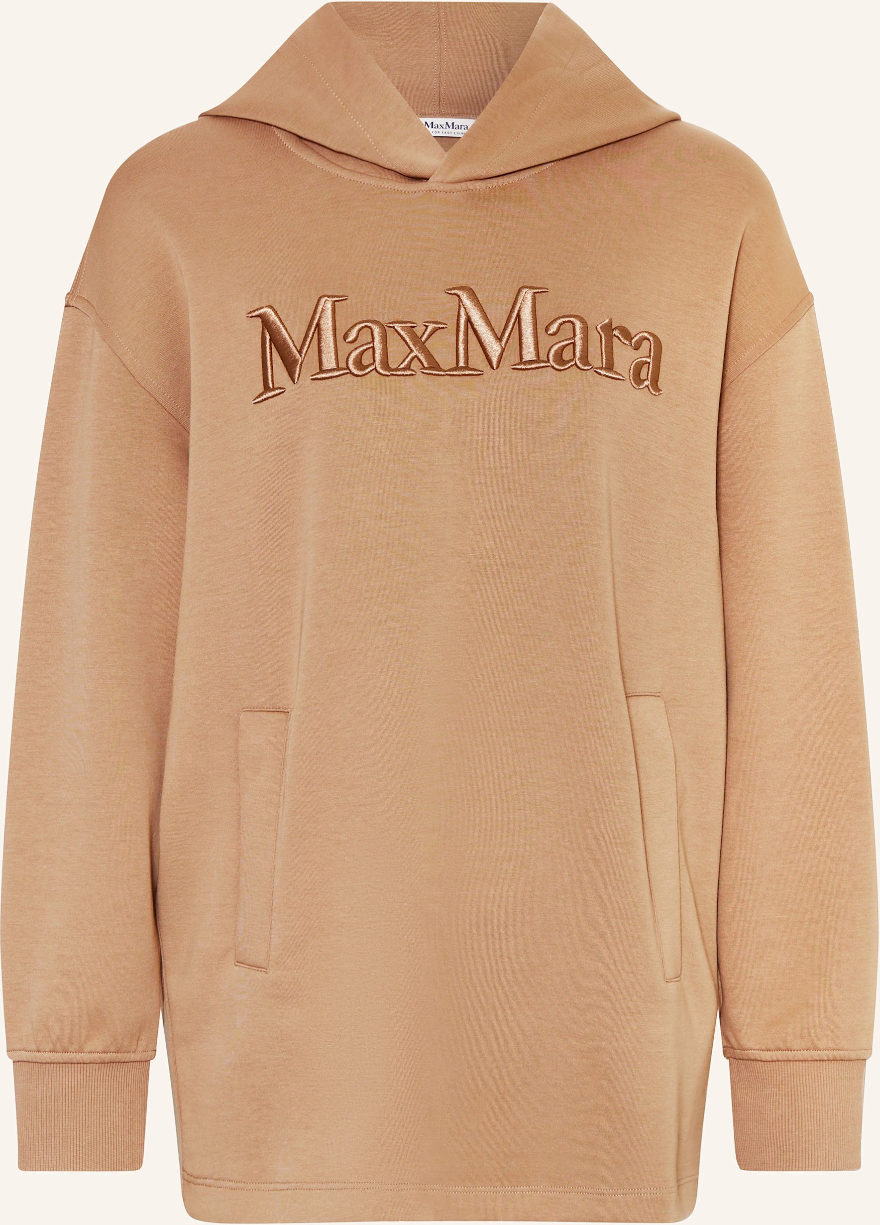 S Max Mara Hoodie Visiera braun