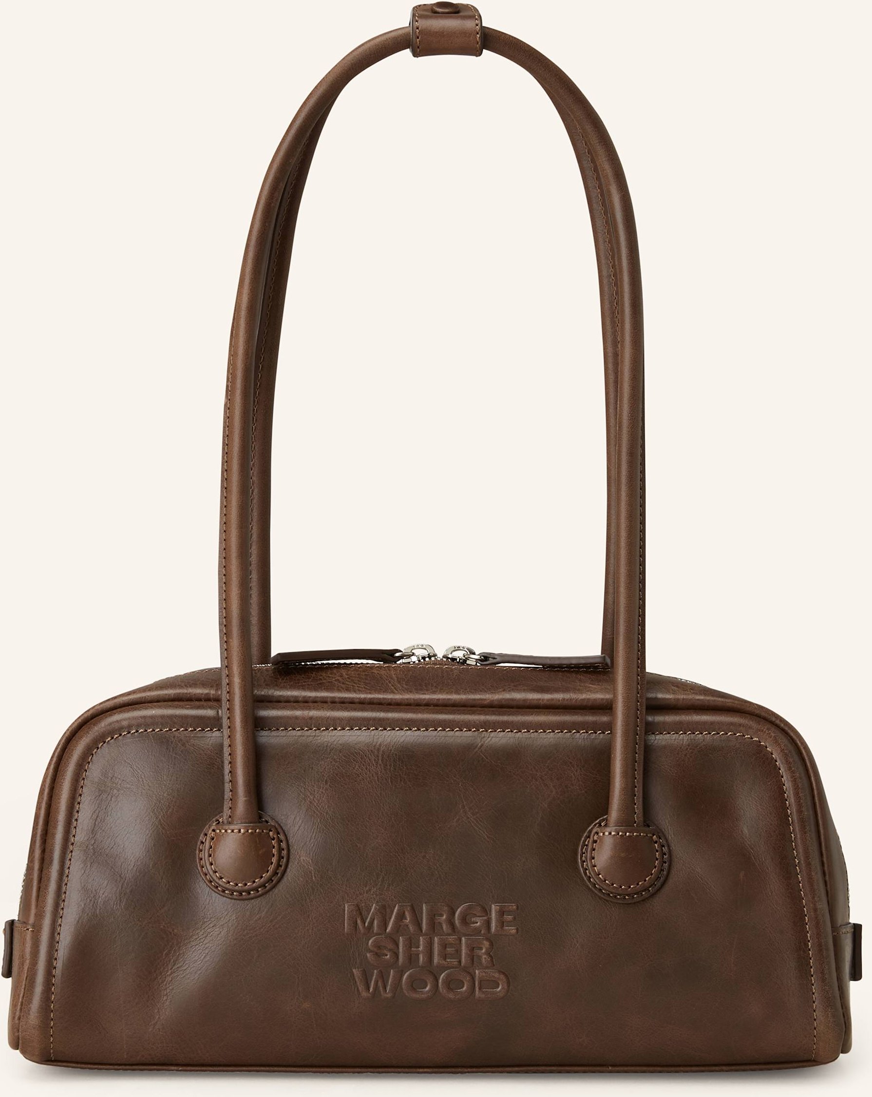 Marge Sherwood Schultertasche Soft Boston braun