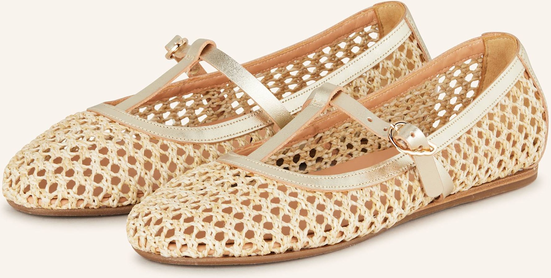 Ancient Greek Sandals Ballerinas Aerati beige