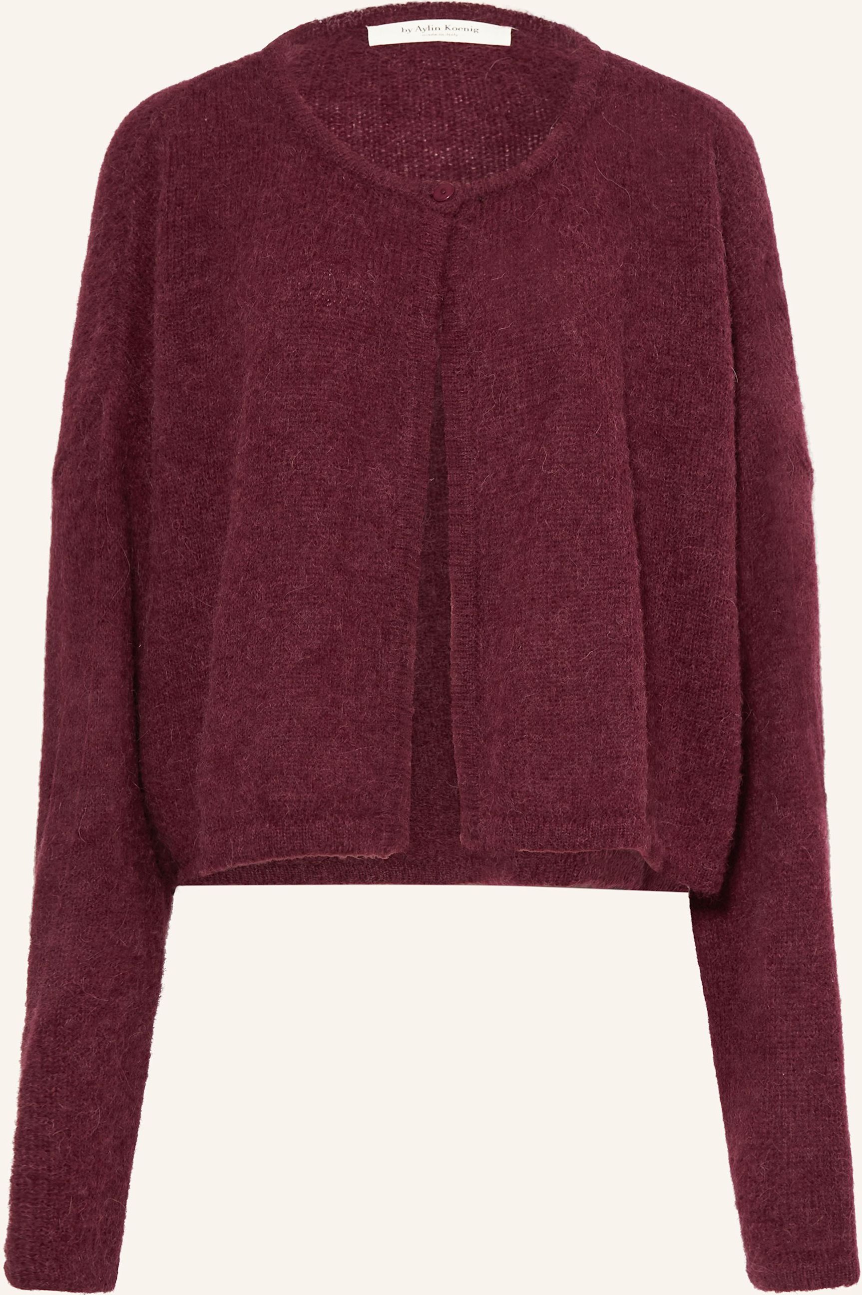 Thumbnail - By Aylin Koenig Strickjacke Marlie Aus Alpaka rot