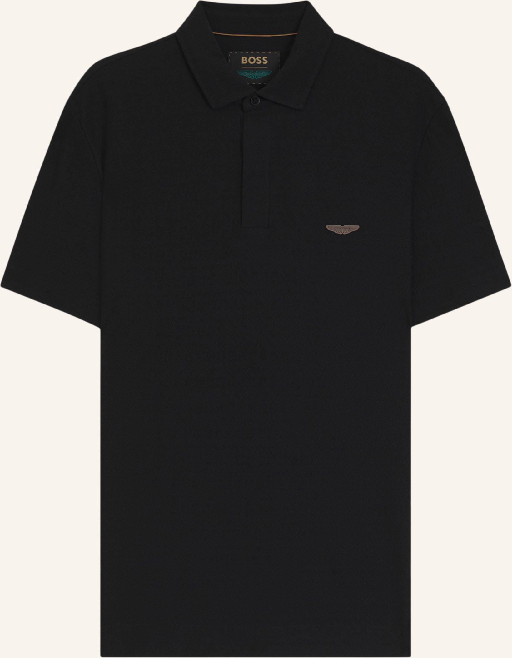 Boss Poloshirt L-Tracy_Am-254 Regular Fit schwarz