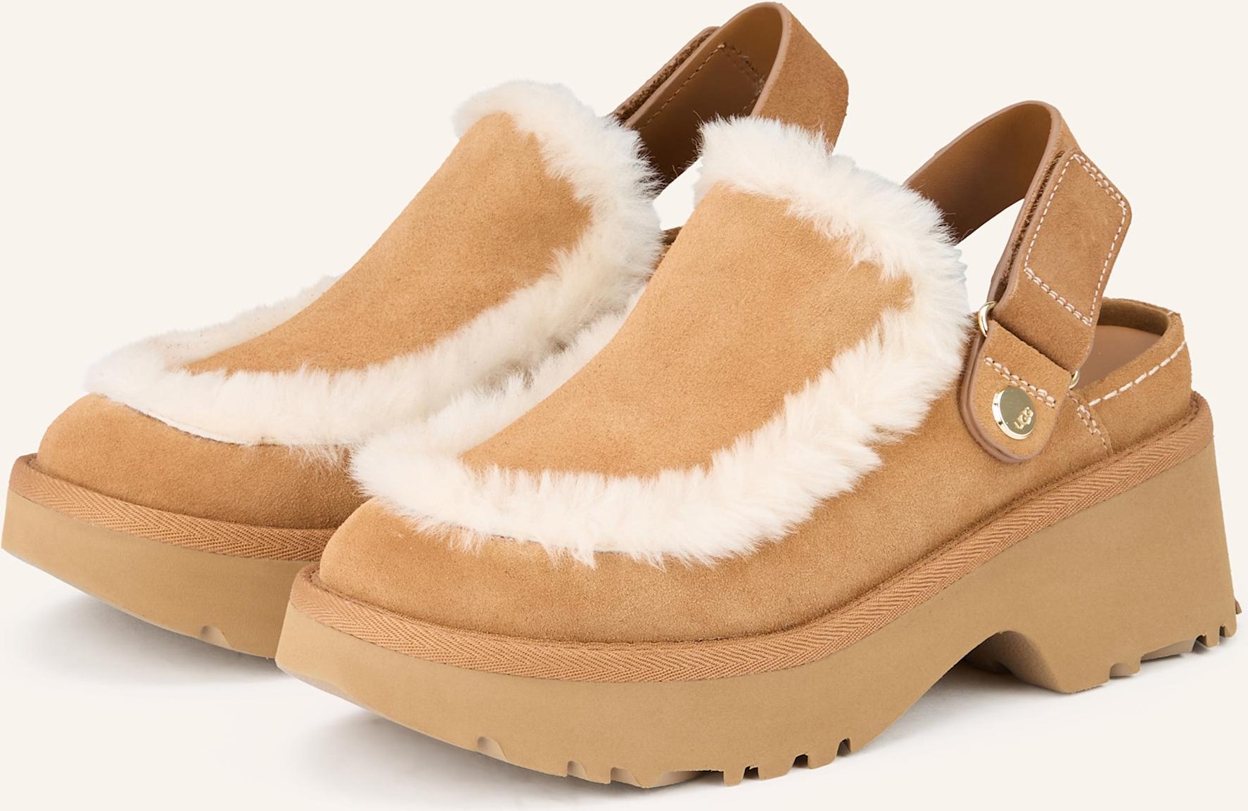 Thumbnail - Ugg Plateau-Mules Esmee Clog braun