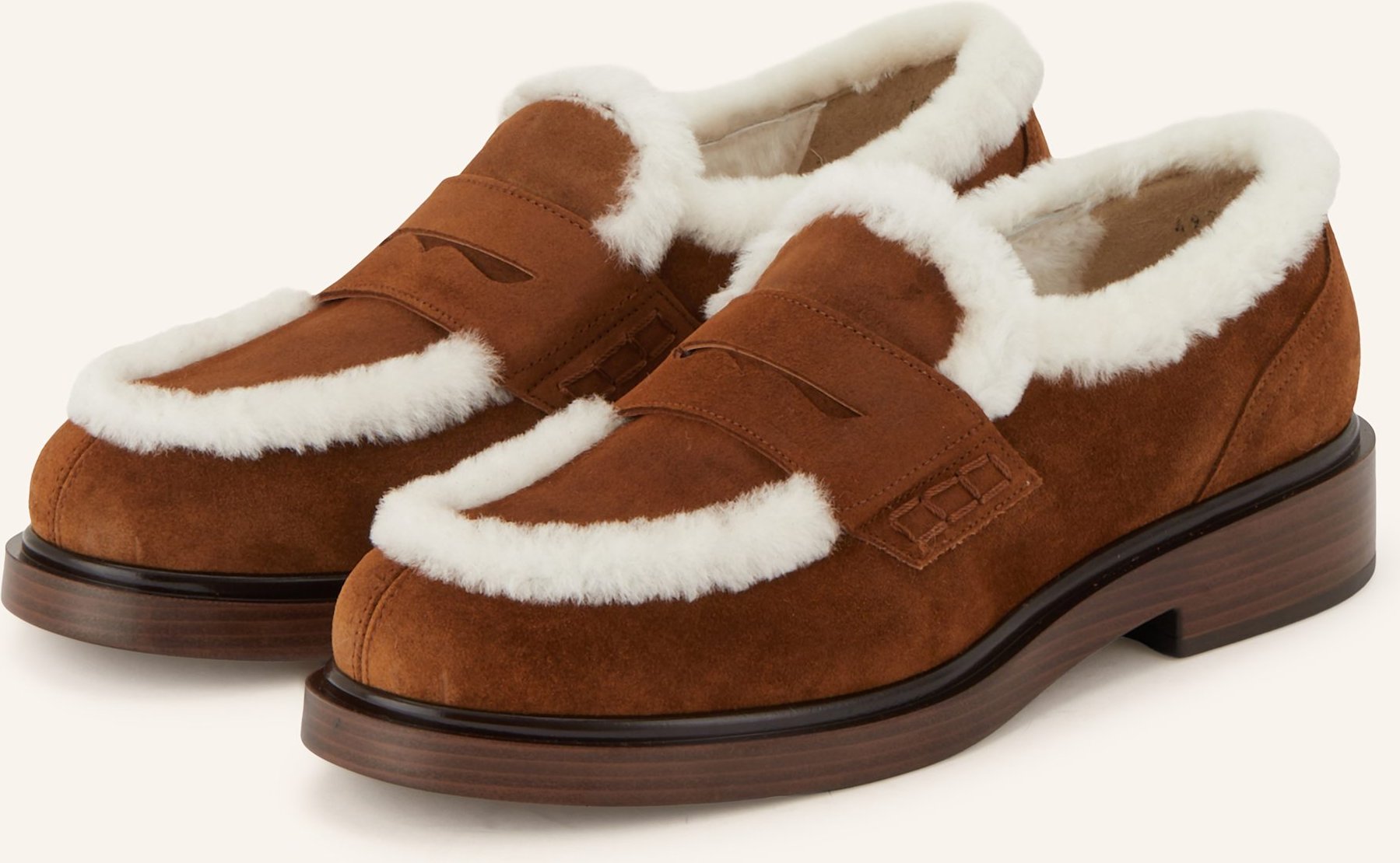 Pons Quintana Penny-Loafer Seline braun