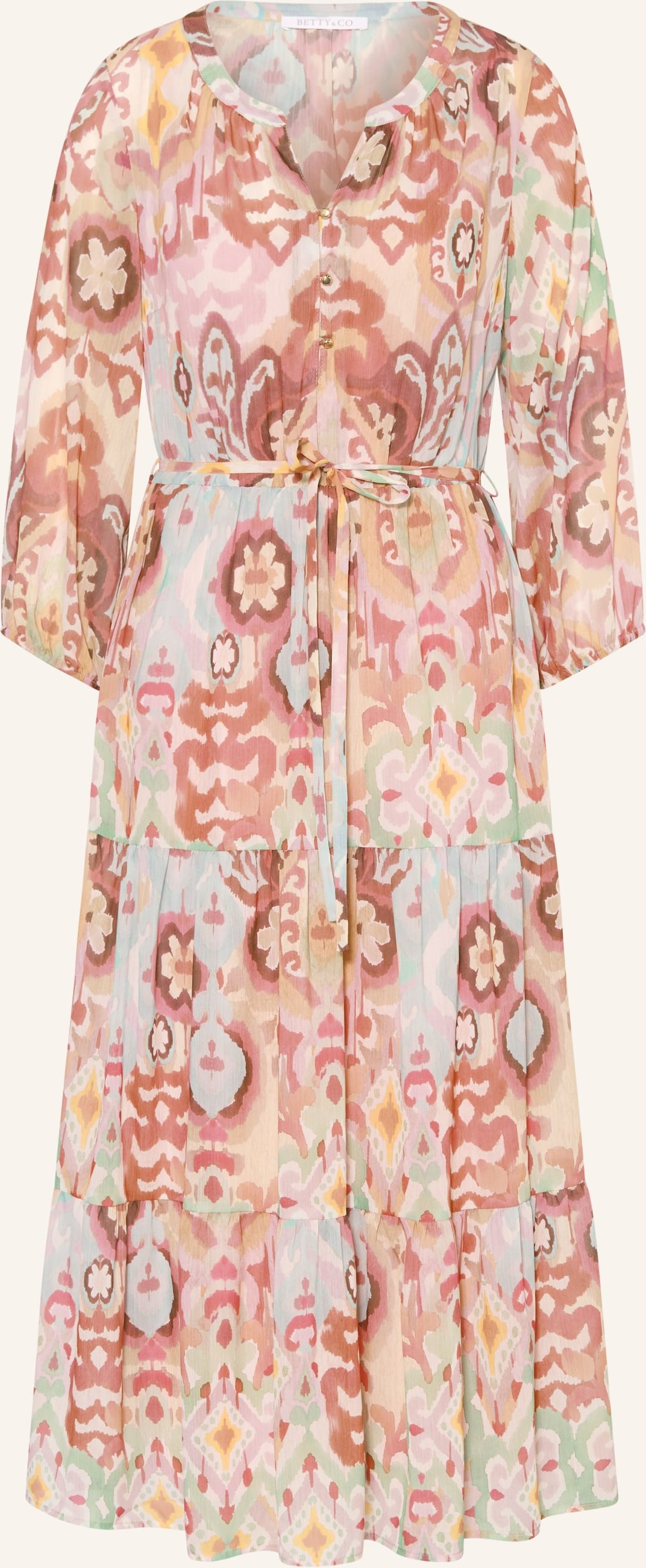 Betty&Co Kleid Mit 3/4-Arm pink