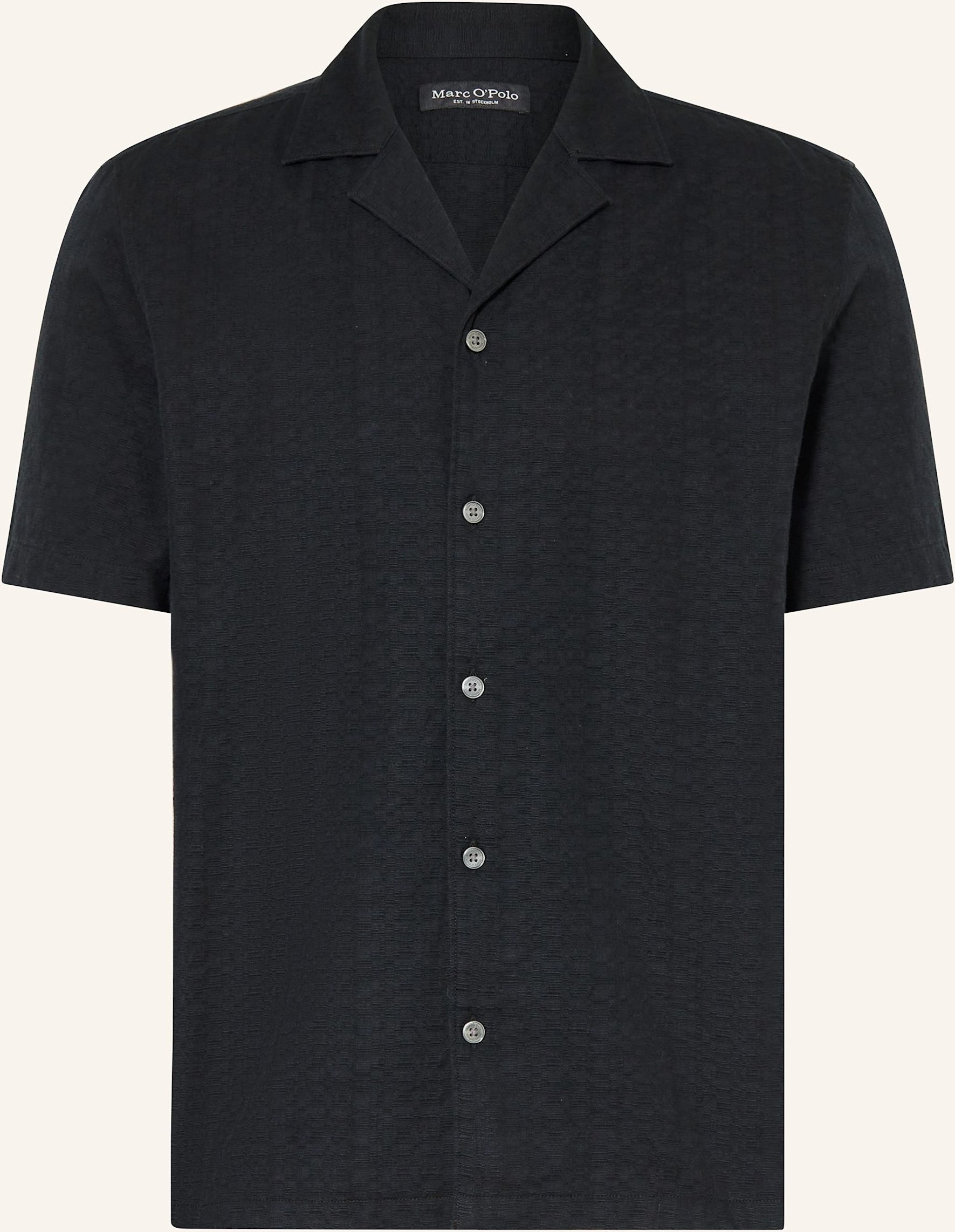 Marc O'polo Resorthemd Regular Fit schwarz