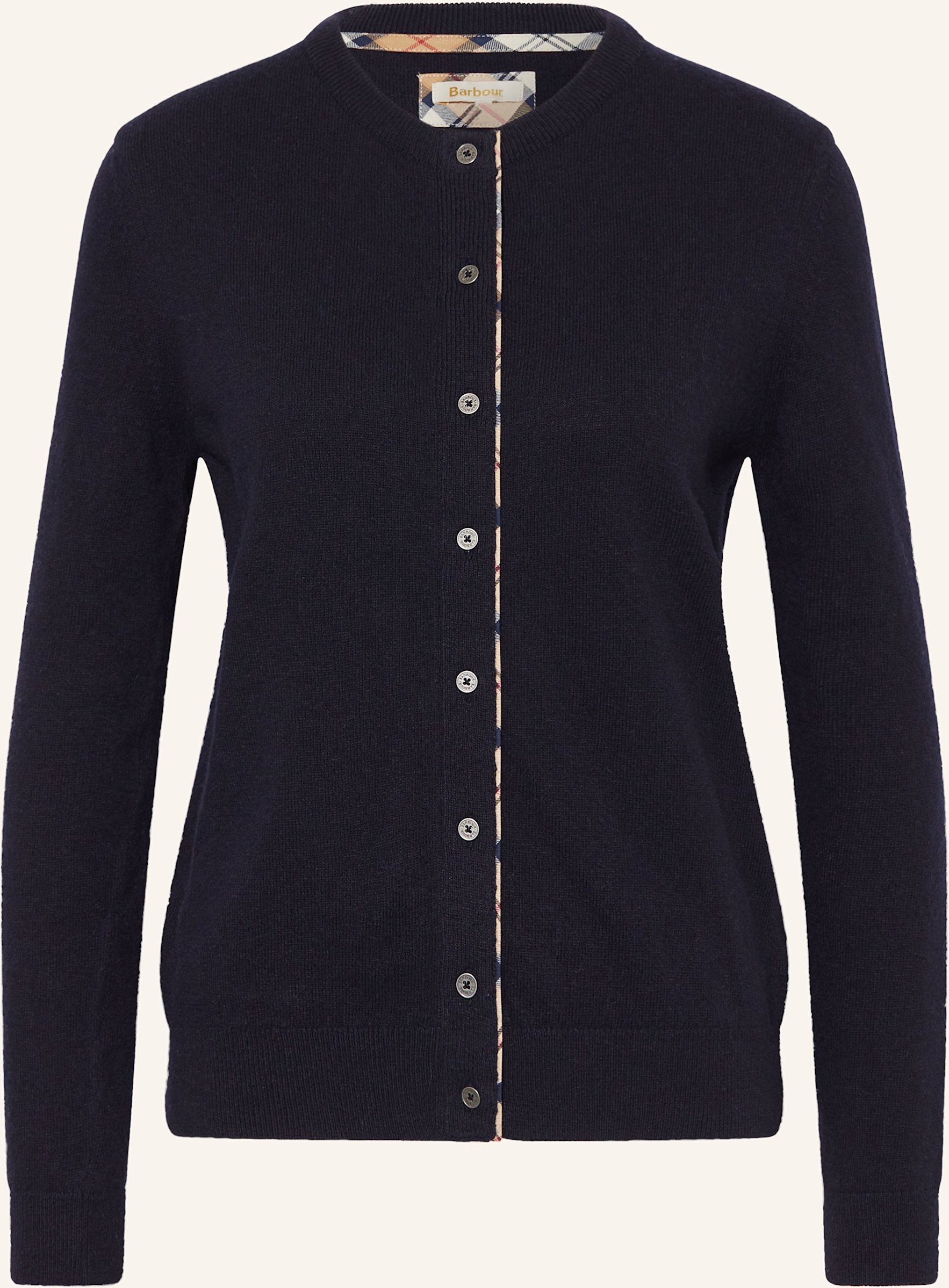 Barbour Strickjacke Pendle blau