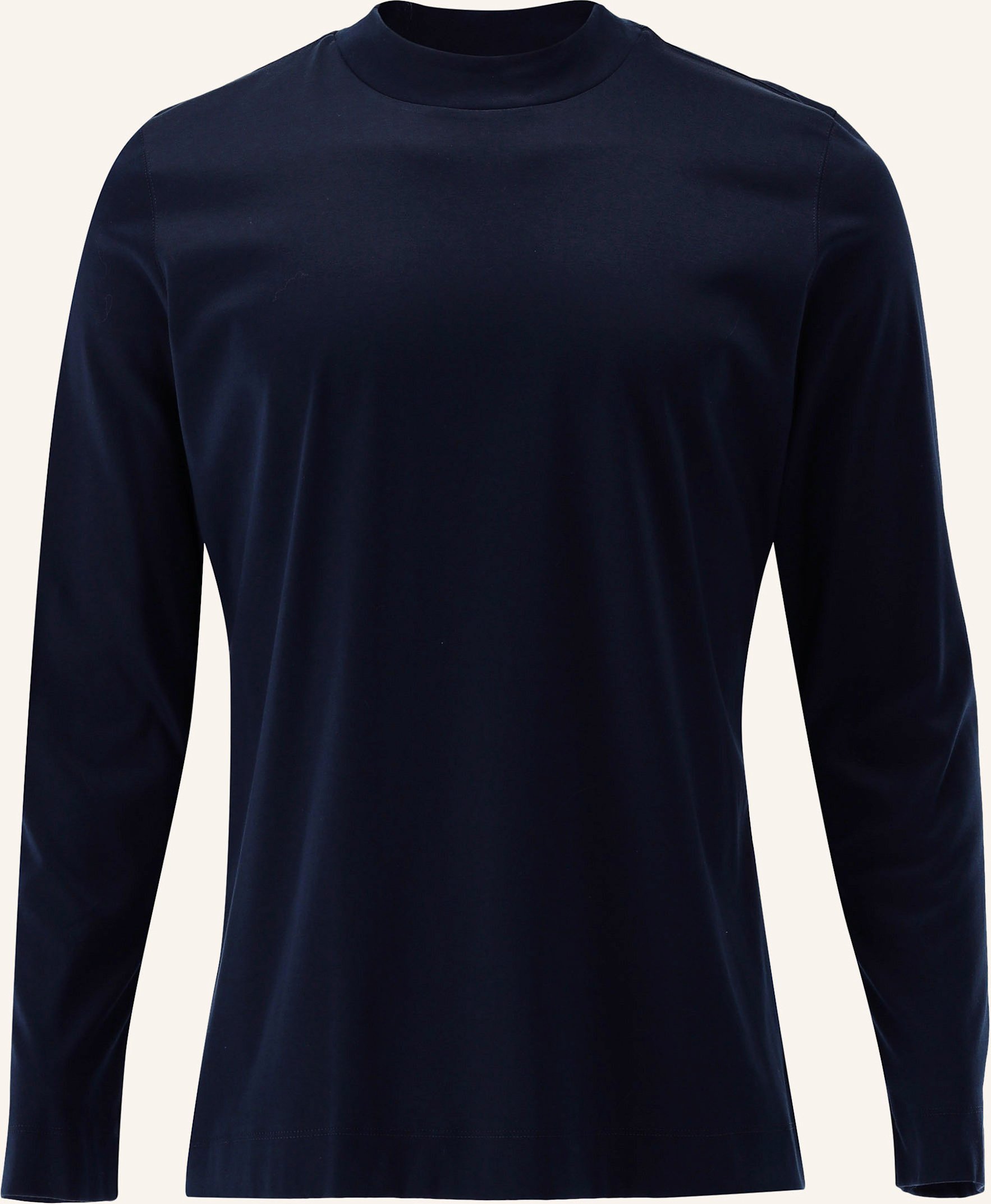 Van Laack Longsleeves Polo blau