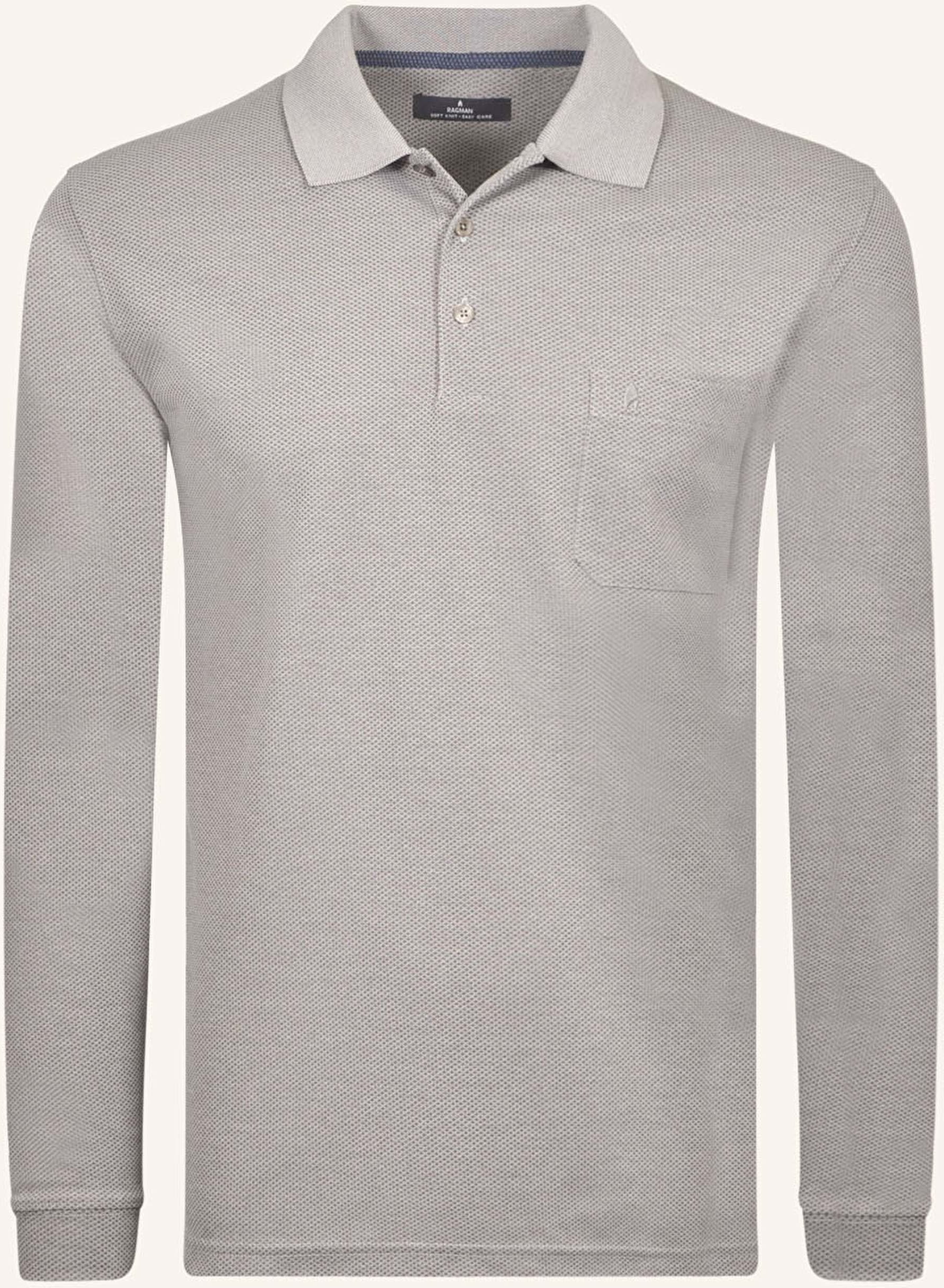 Ragman Poloshirt grau