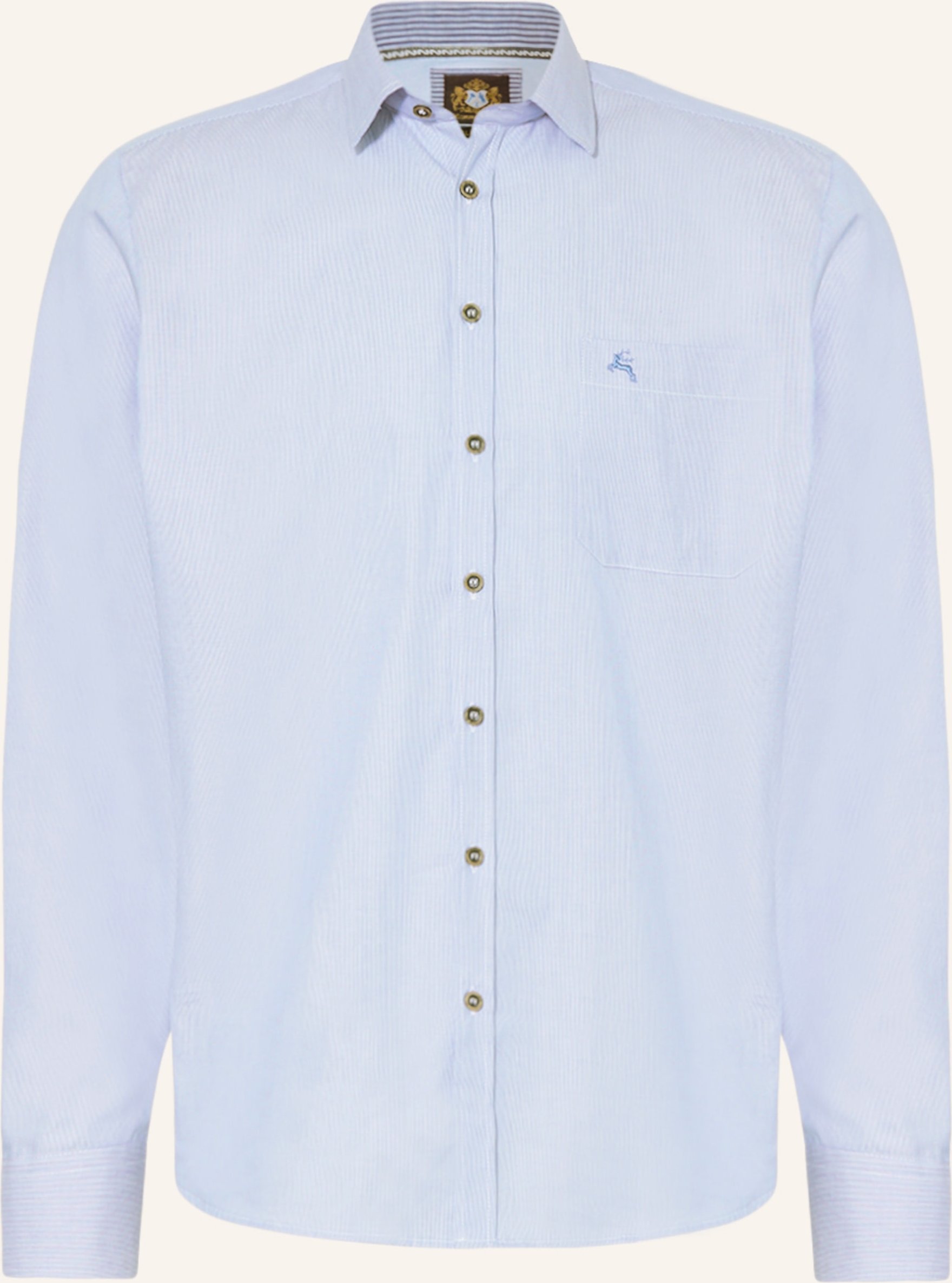 Hammerschmid Trachtenhemd Slim Fit blau