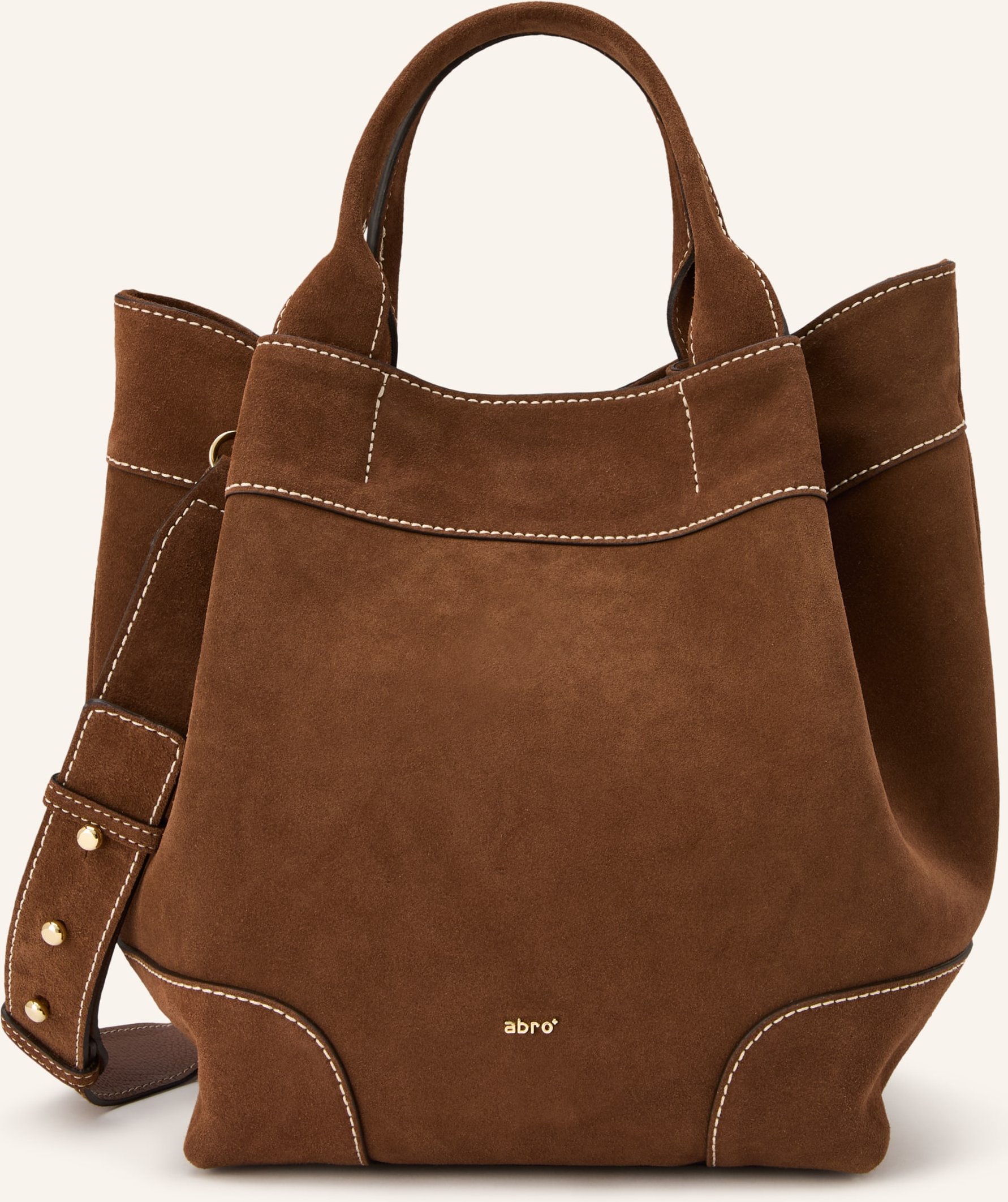 Abro Handtasche Essential Medium braun