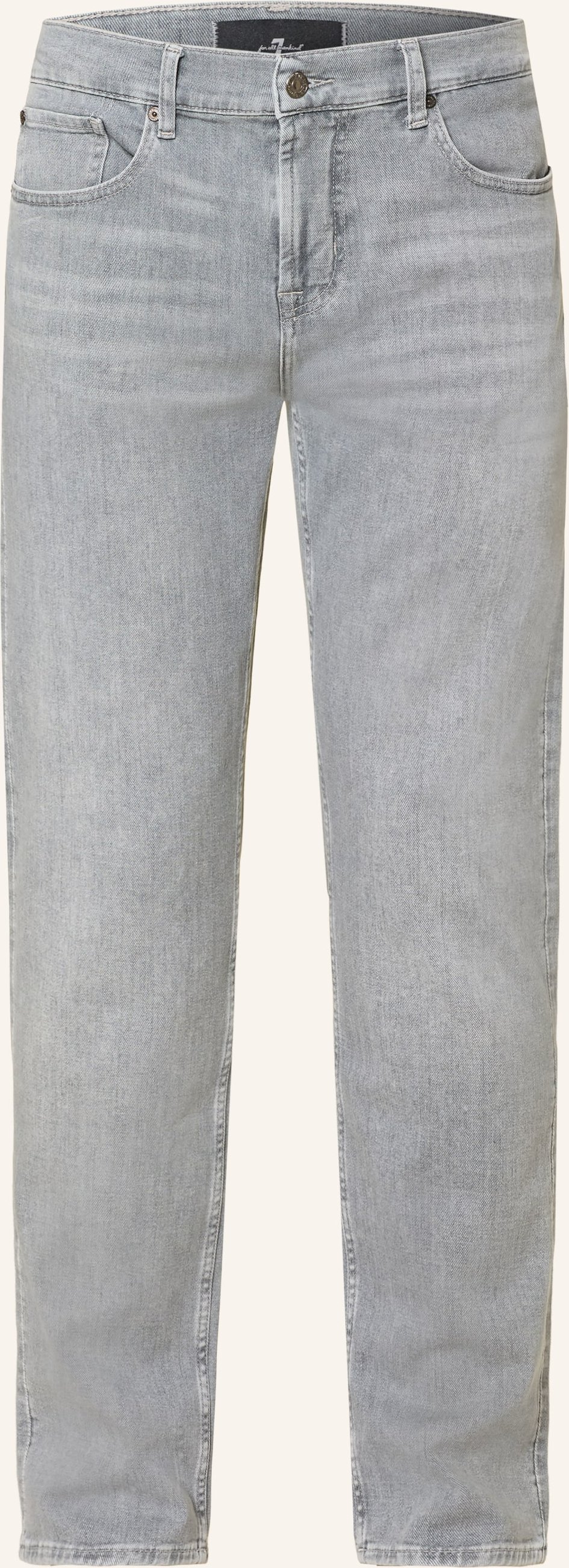 7 For All Mankind Jeans Slimmy Extra Slim Fit grau
