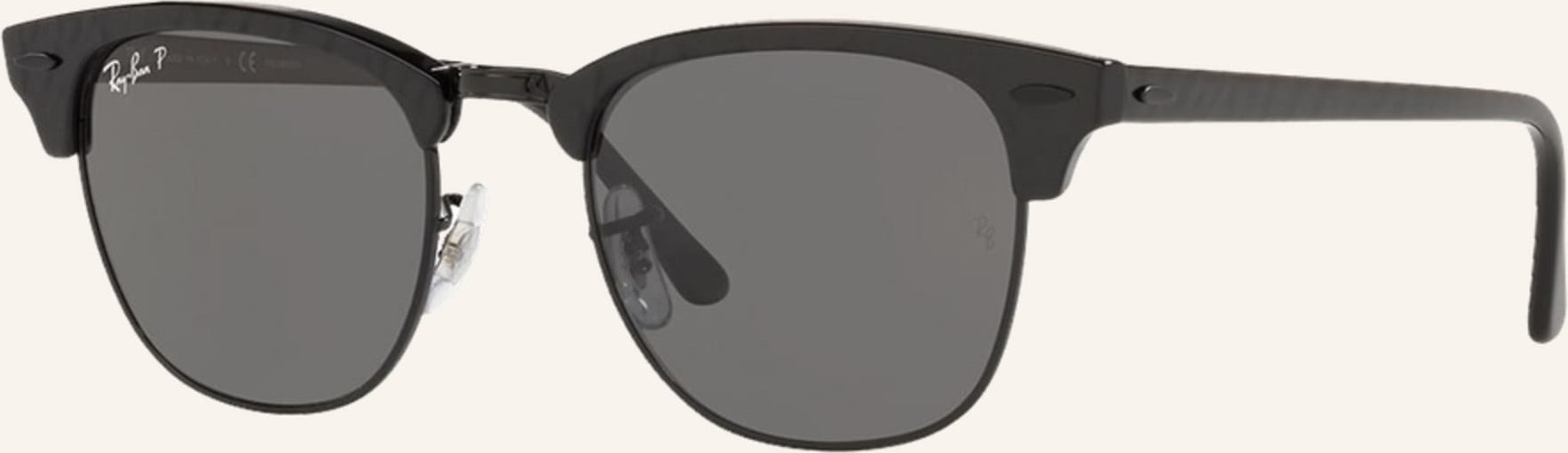 Ray-Ban Sonnenbrille rb3016 Clubmaster schwarz