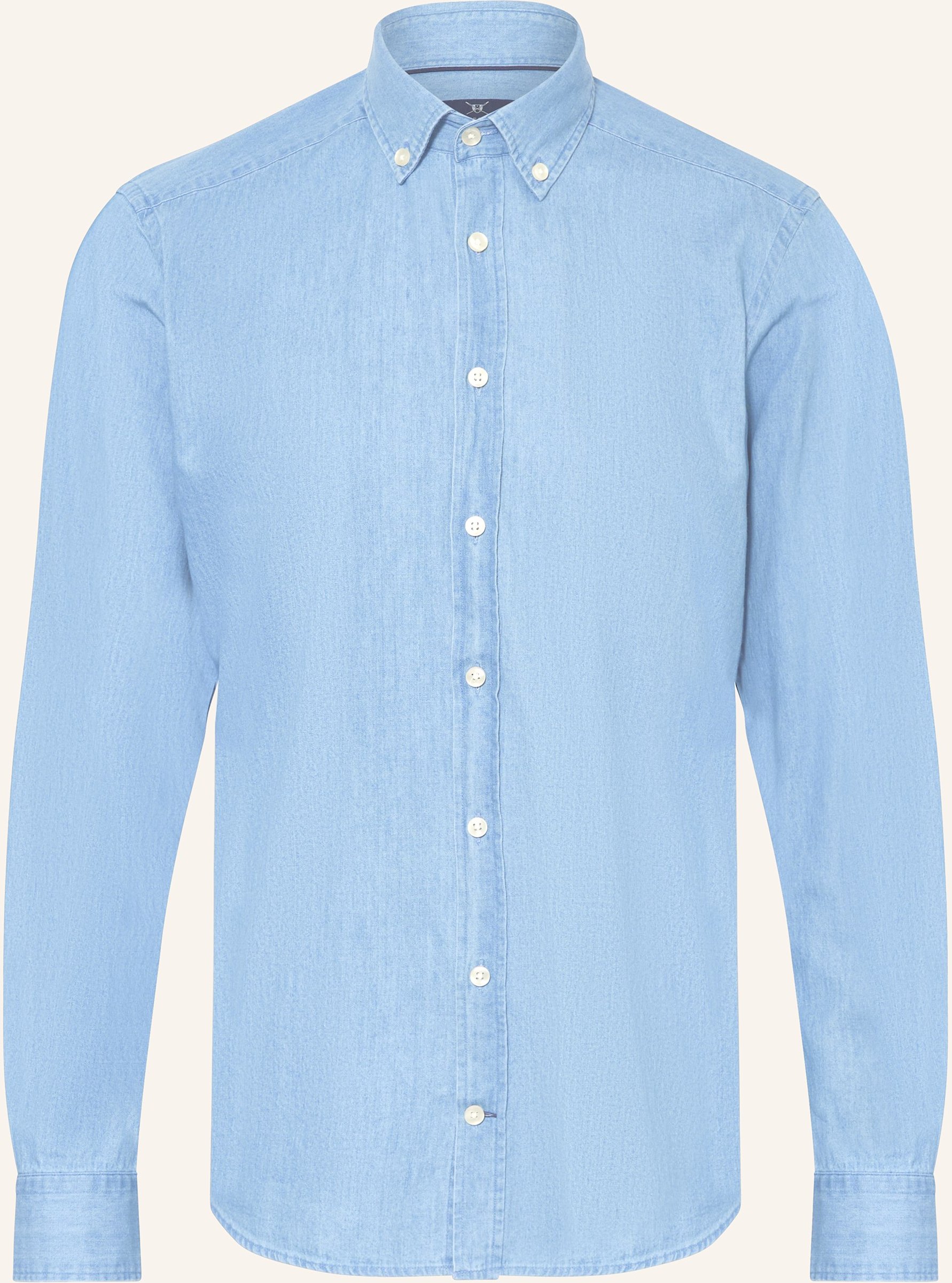 Strokesman's Hemd Regular Fit In Jeansoptik blau