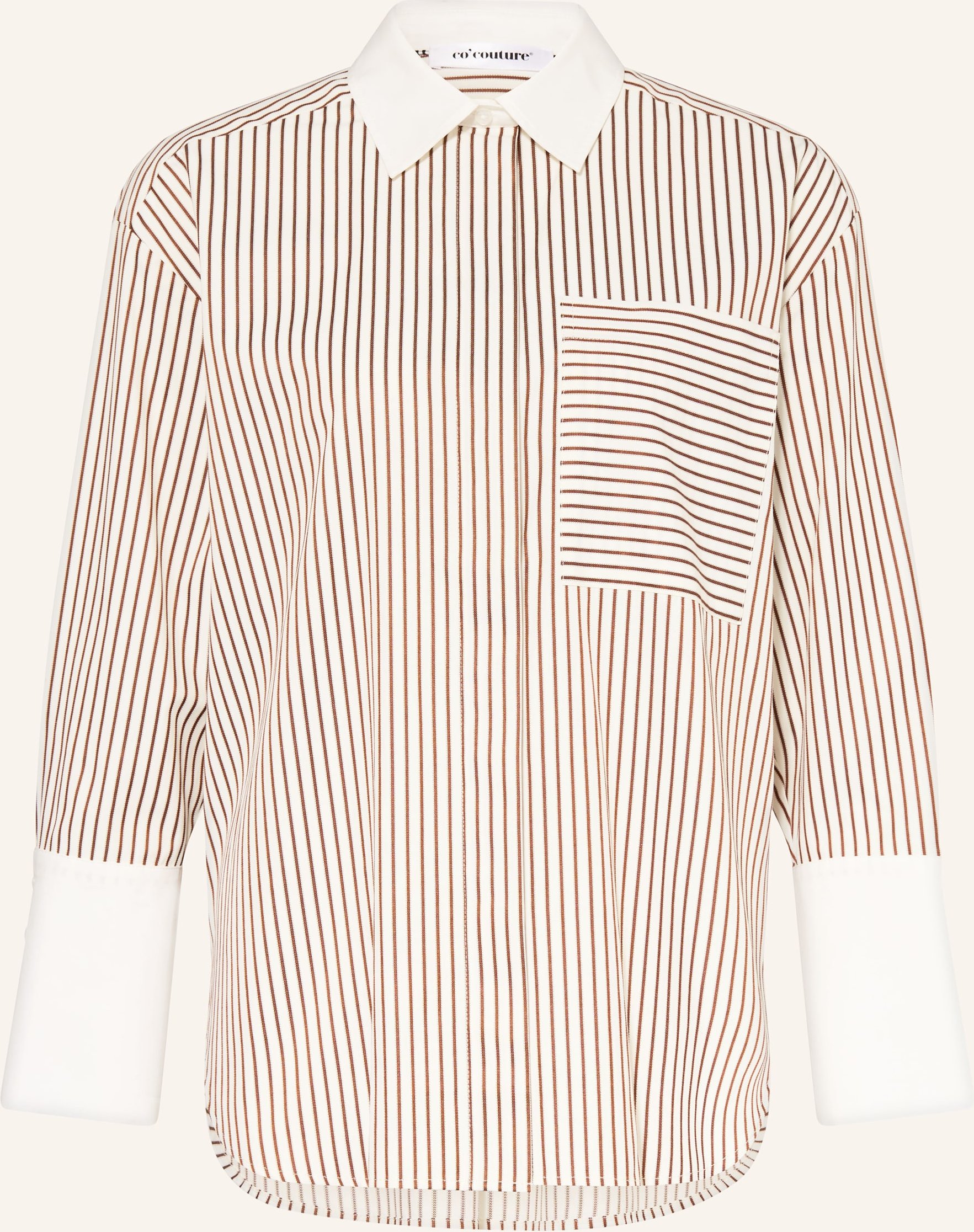 Co'couture Hemdbluse beige