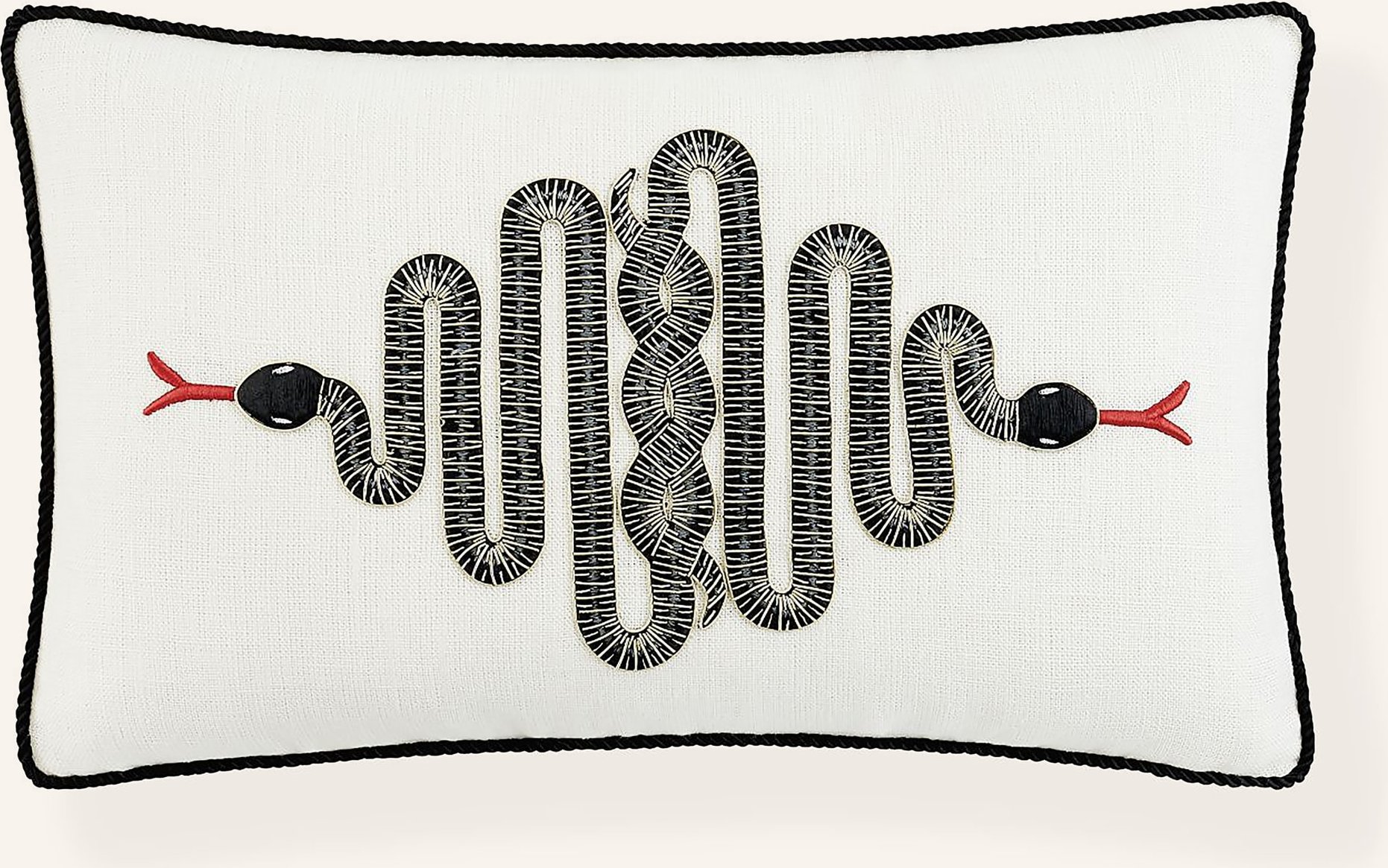 Jonathan Adler Dekokissen Snake lila