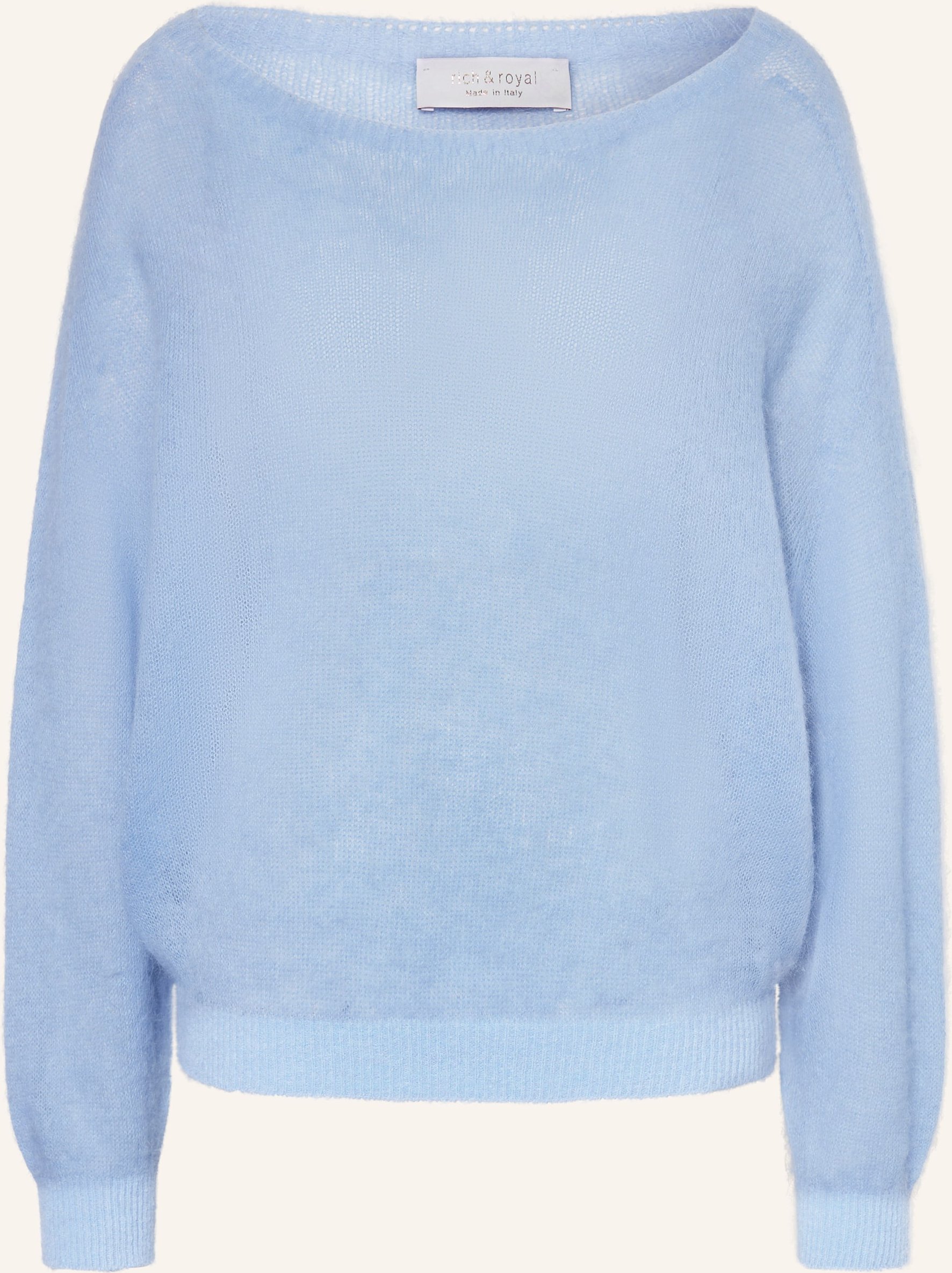 Rich & Royal Pullover Mit Alpaka blau