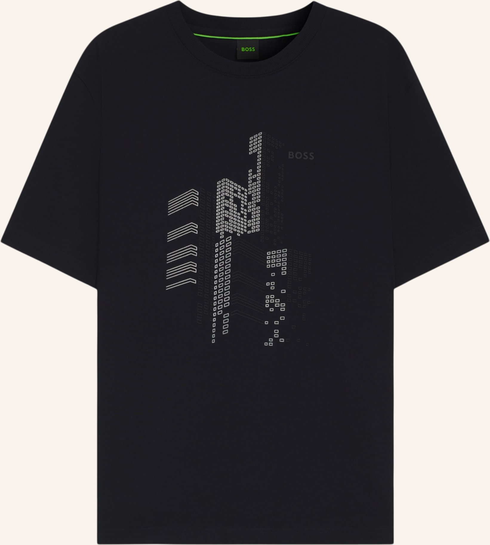 Boss T-Shirt Tee Grx Zone Relaxed Fit blau