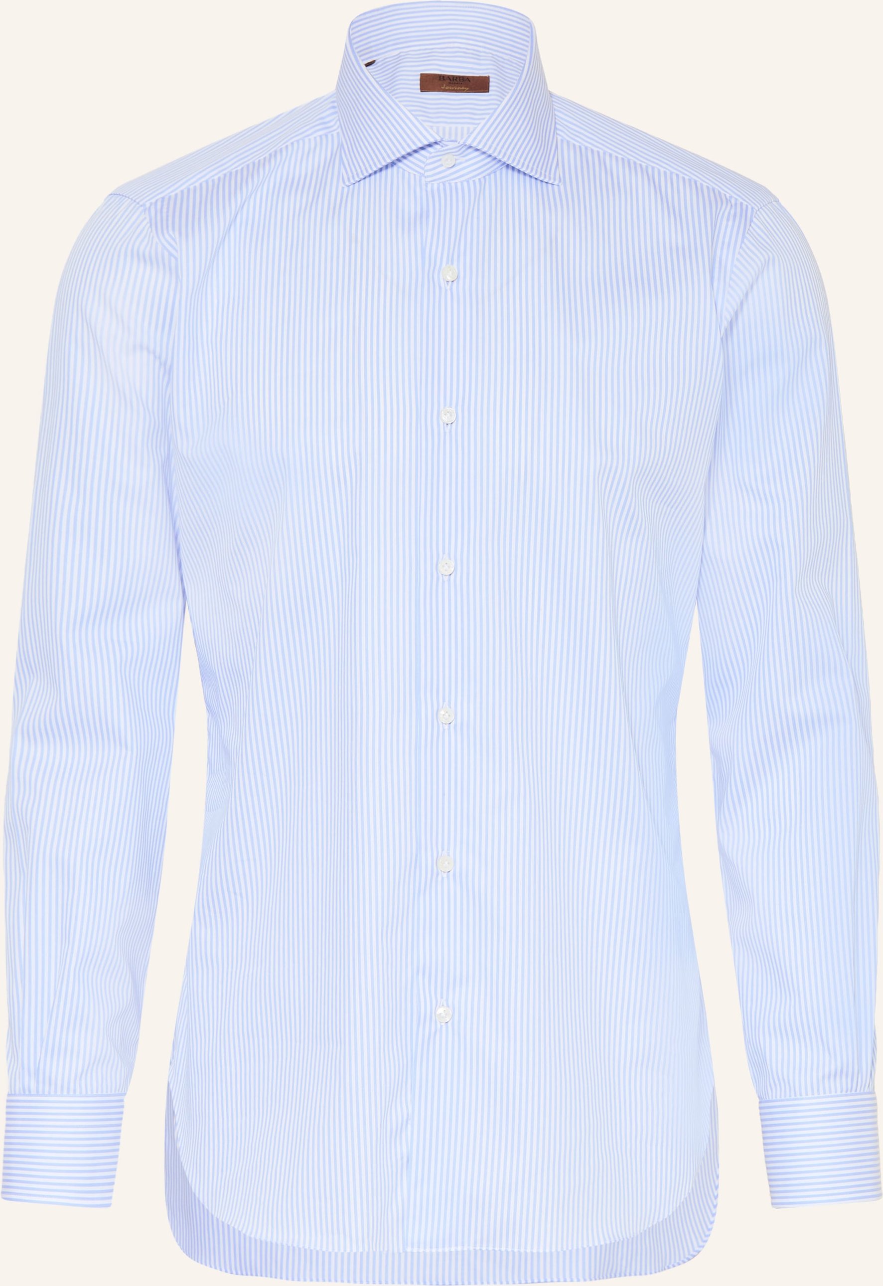 Barba Napoli Hemd Slim Fit blau