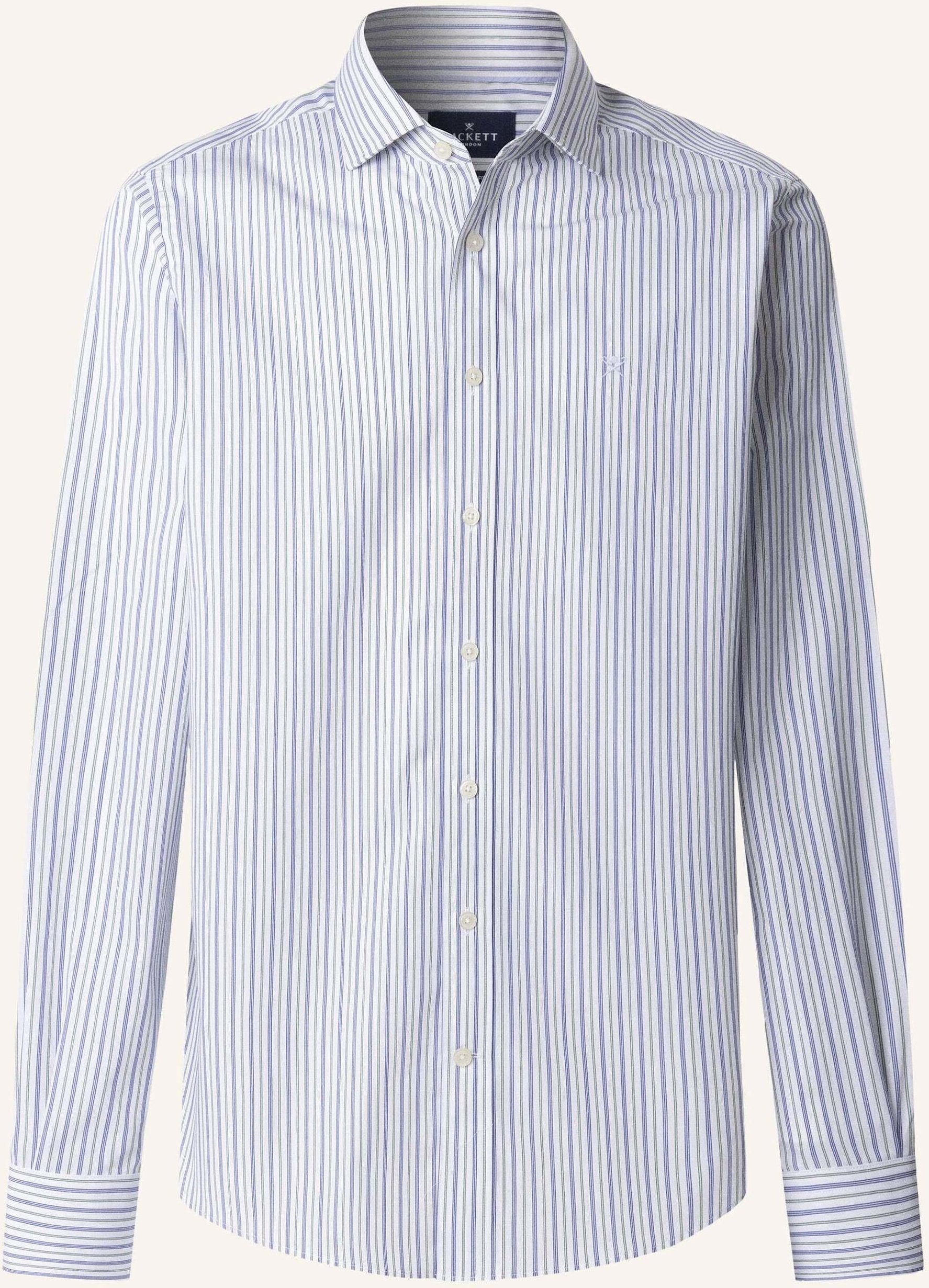 Hackett London Freizeithemd Regimental Stripe gruen