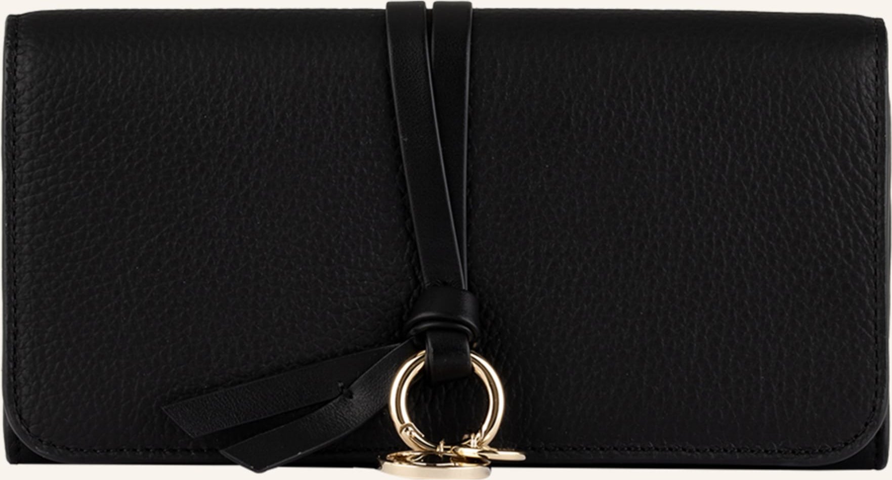 Chloé Geldbörse Alphabet schwarz