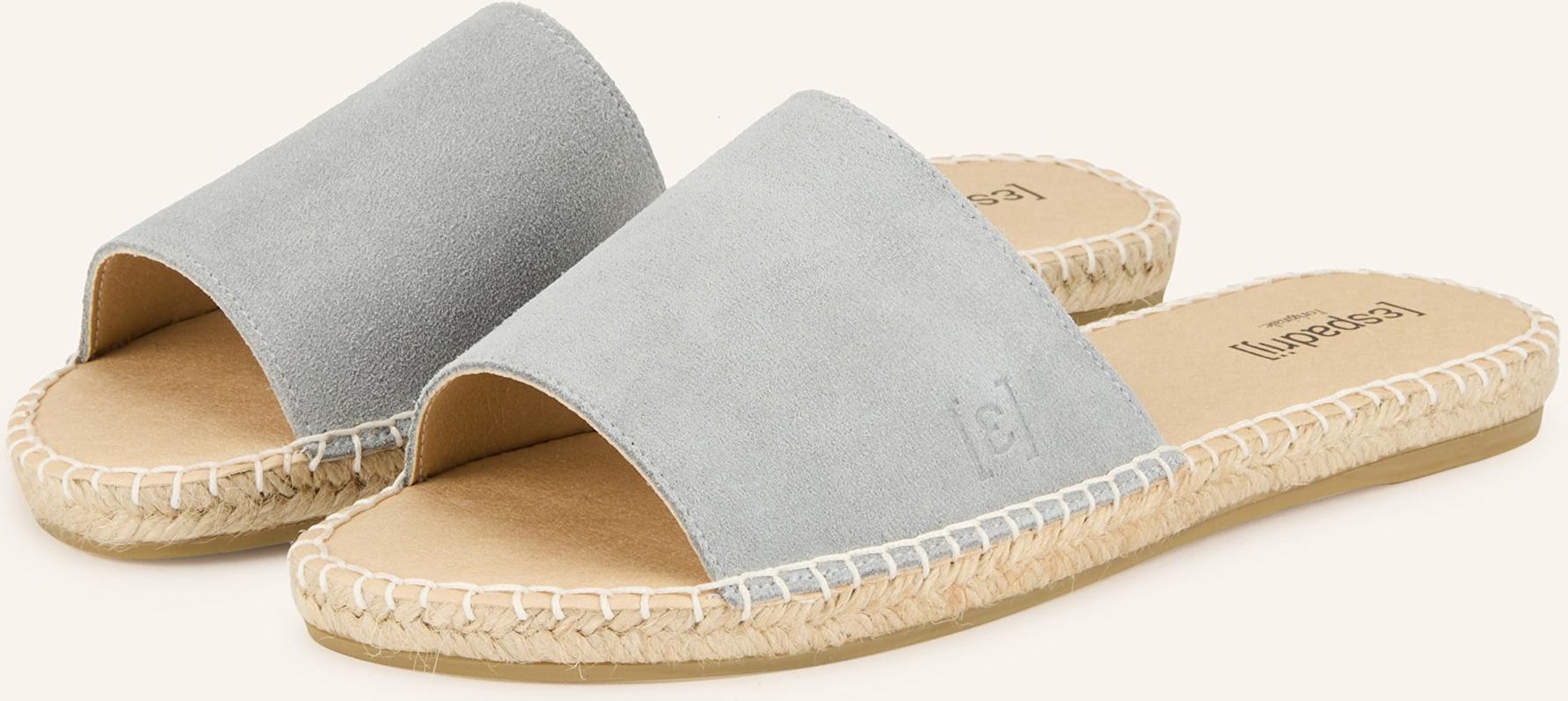 Espadrij L'originale Pantoletten grau