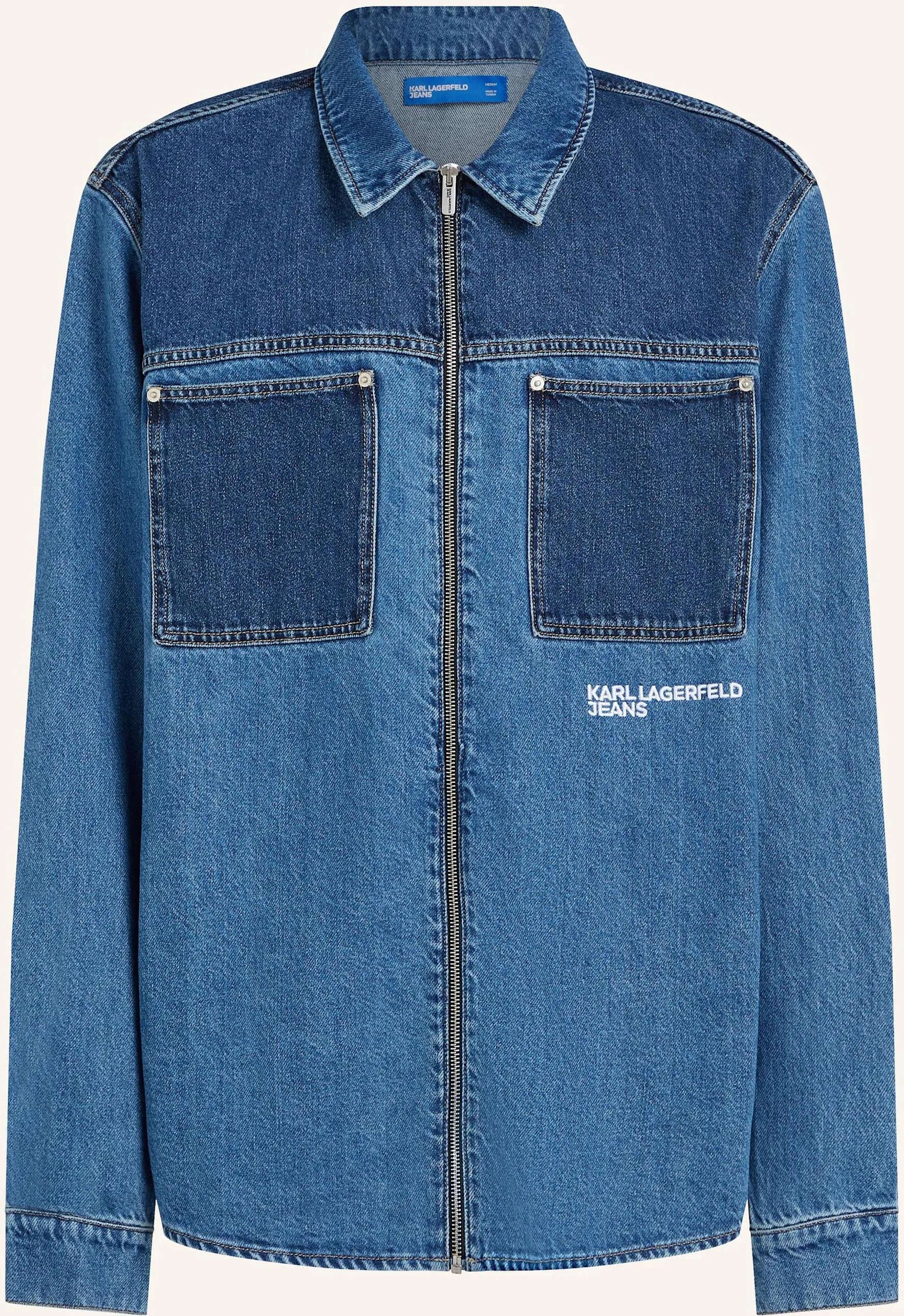 Karl Lagerfeld Jeans Hemd blau