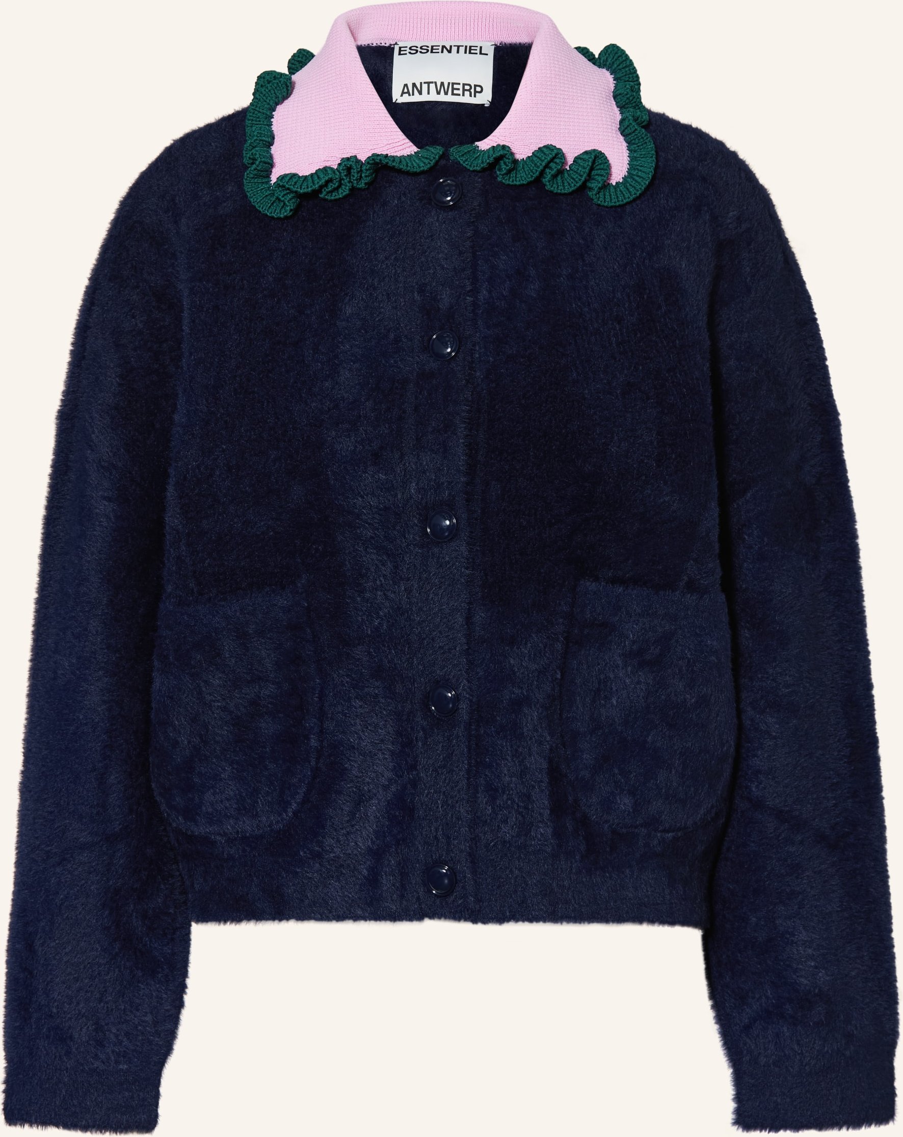 Essentiel Antwerp Strickjacke blau