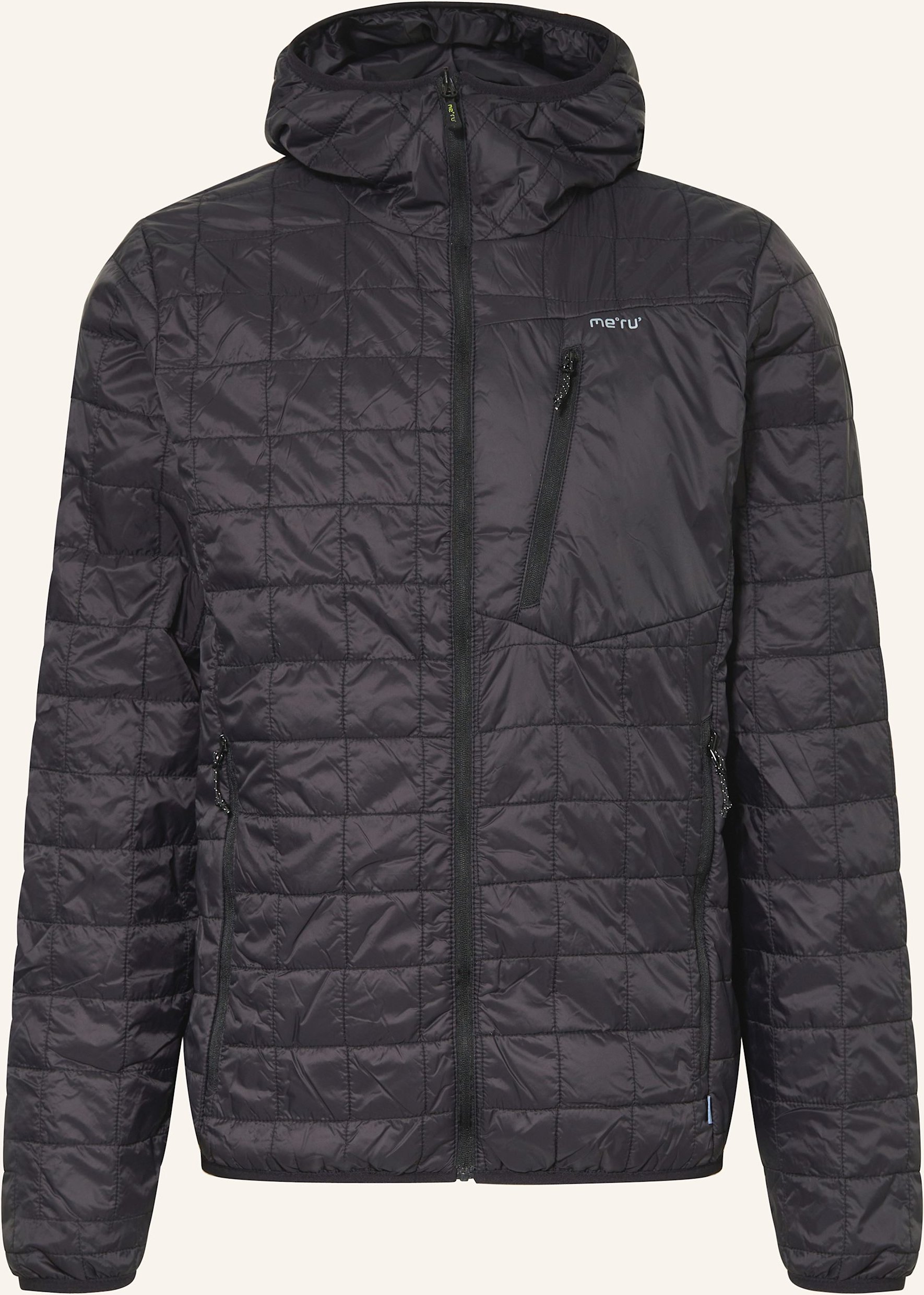 Me°Ru' Funktionsjacke Naknek Zum Wenden schwarz