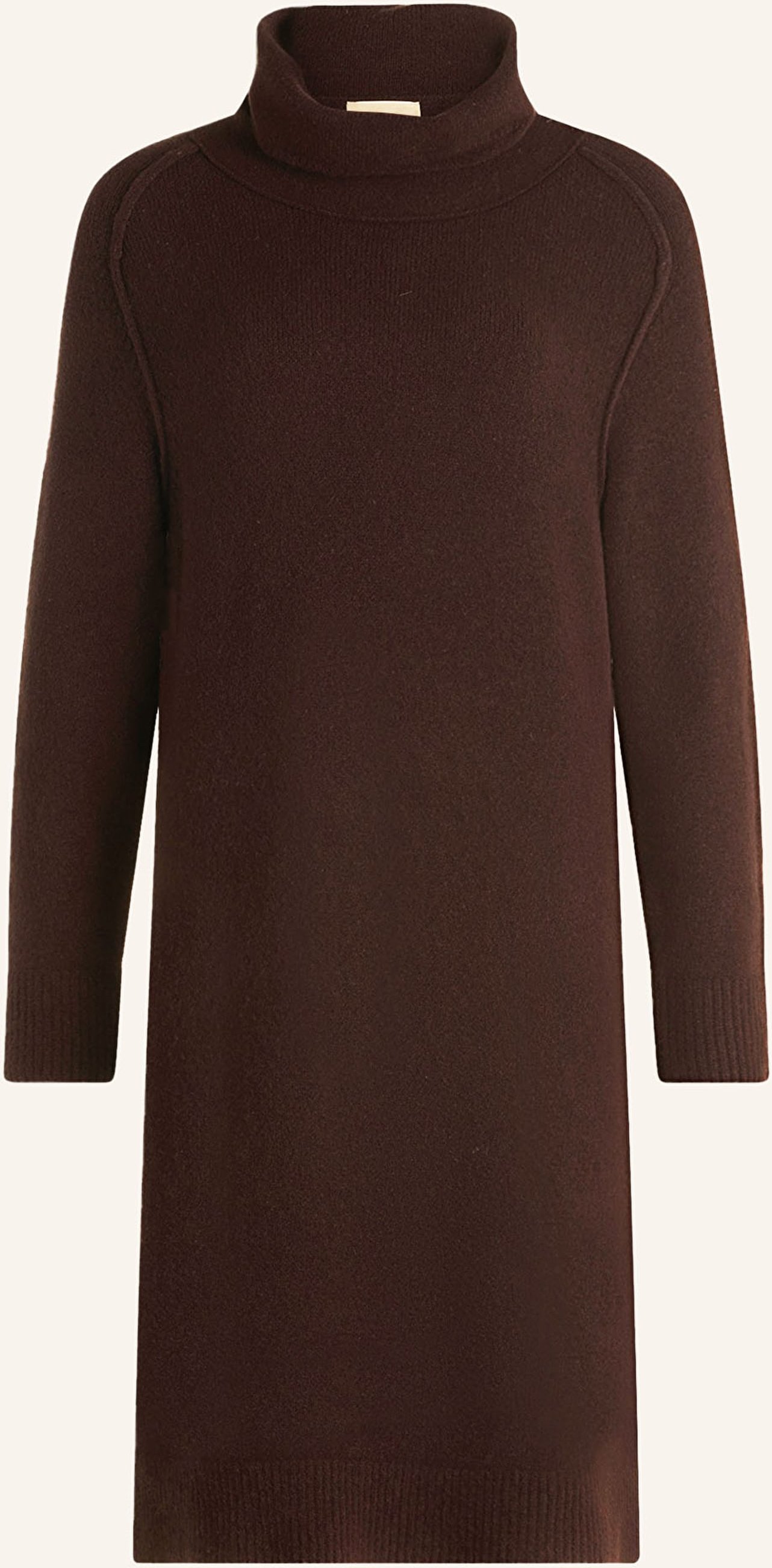 Cartoon Strickkleid braun