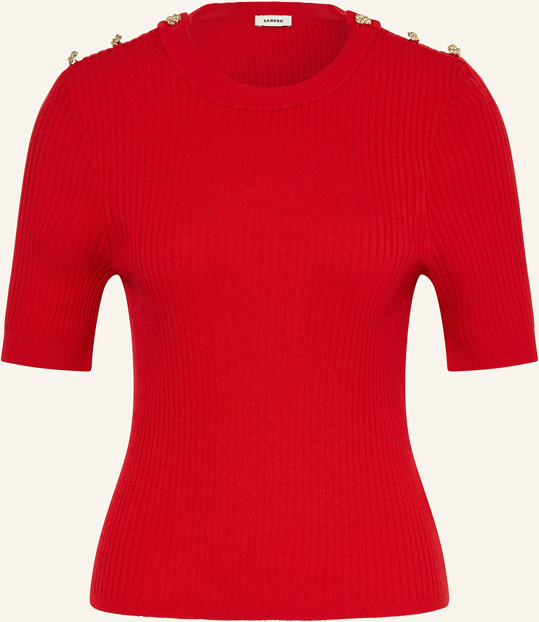 Sandro Strickshirt rot