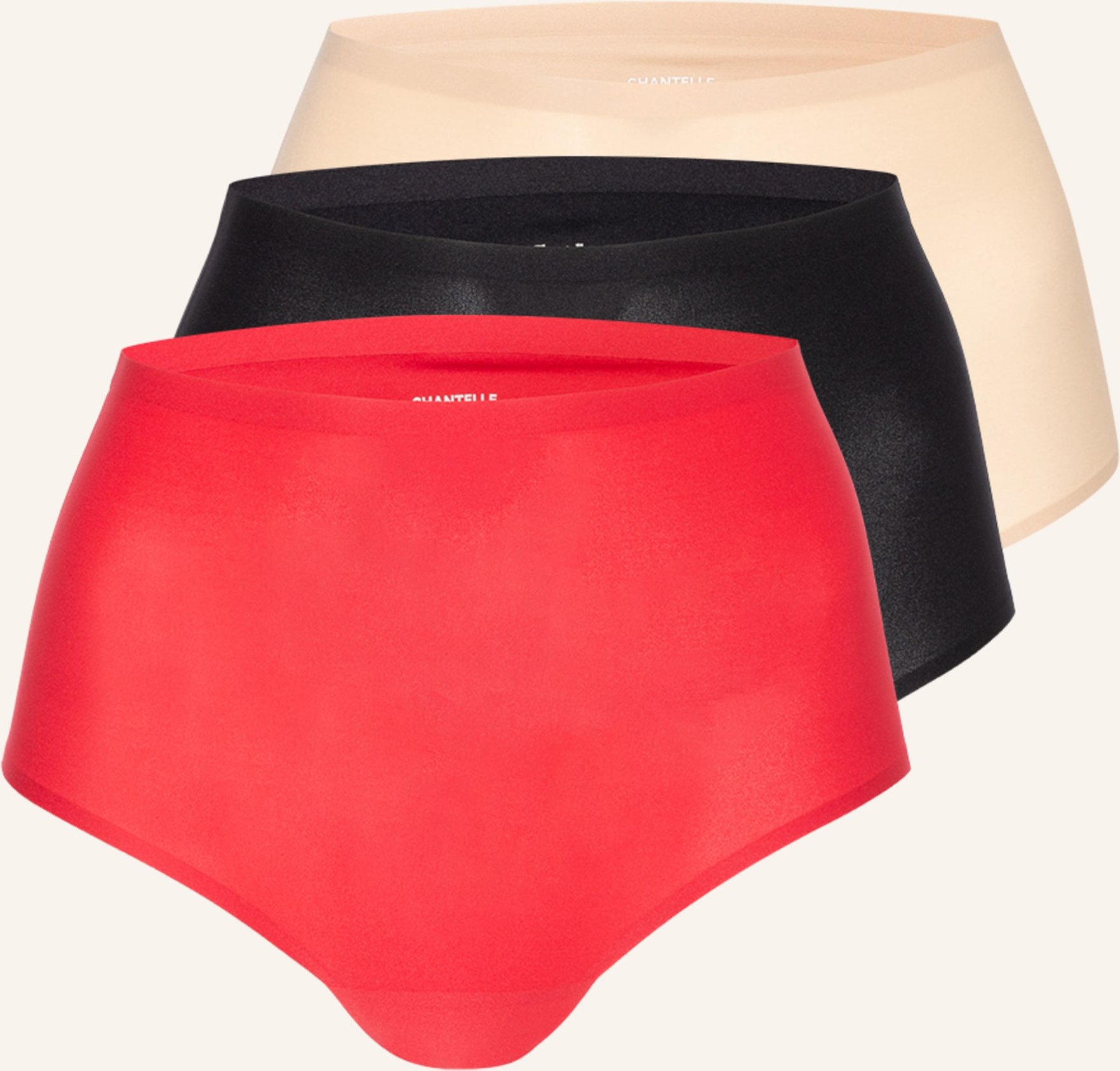 Chantelle 3er-Pack Taillenslips Softstretch beige