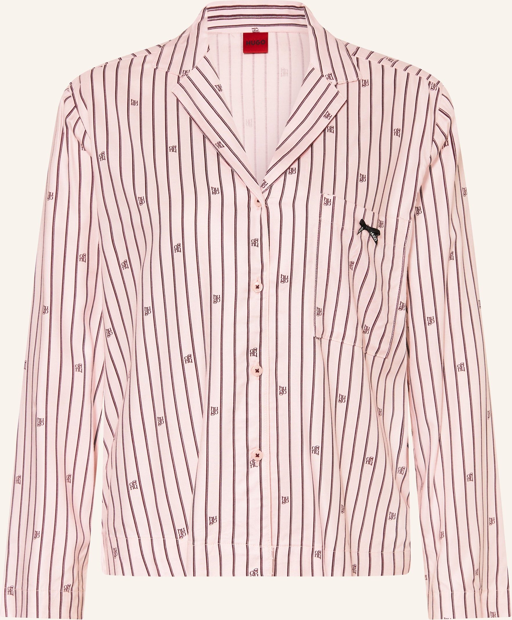 Hugo Schlafshirt Sartorial rosa