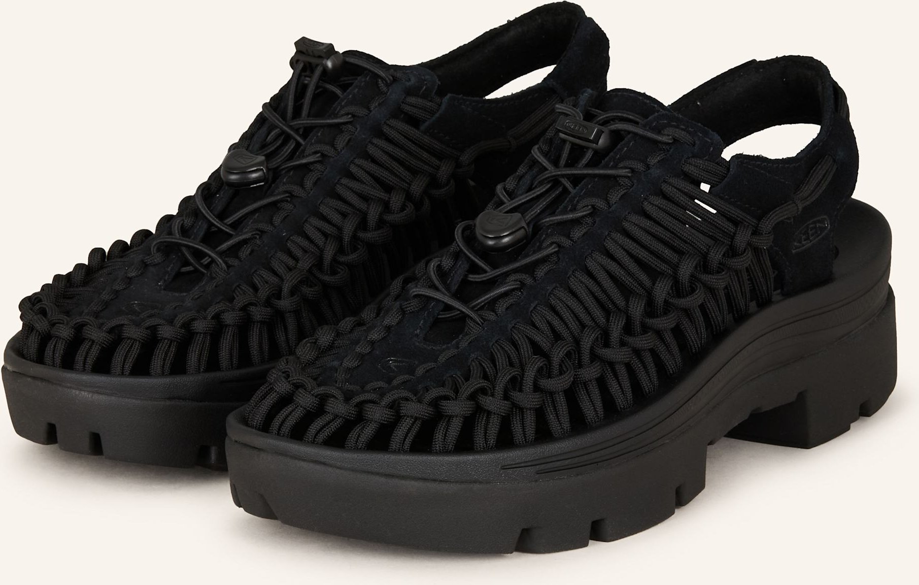 Keen Trekkingsandalen Uneek schwarz