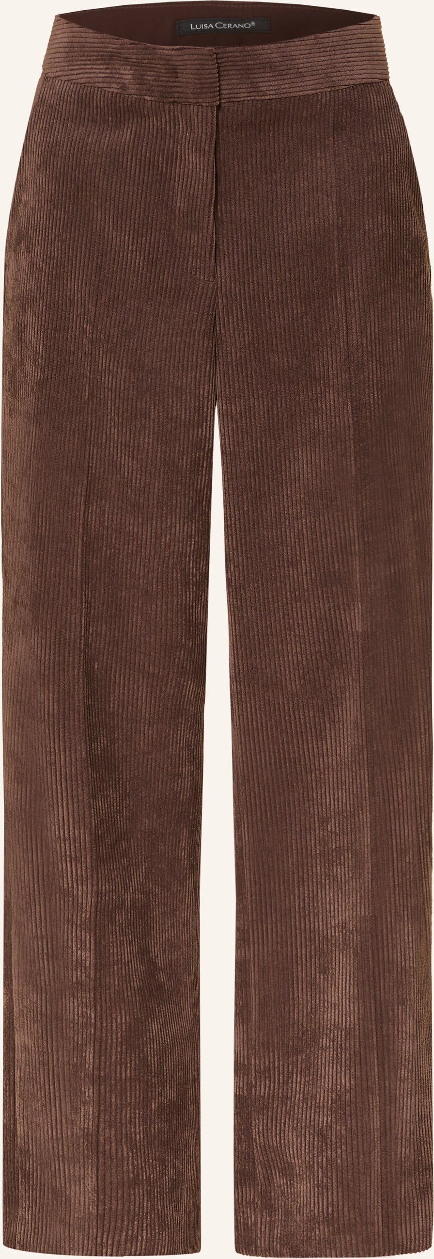 Luisa Cerano 7/8-Hose Aus Cord braun