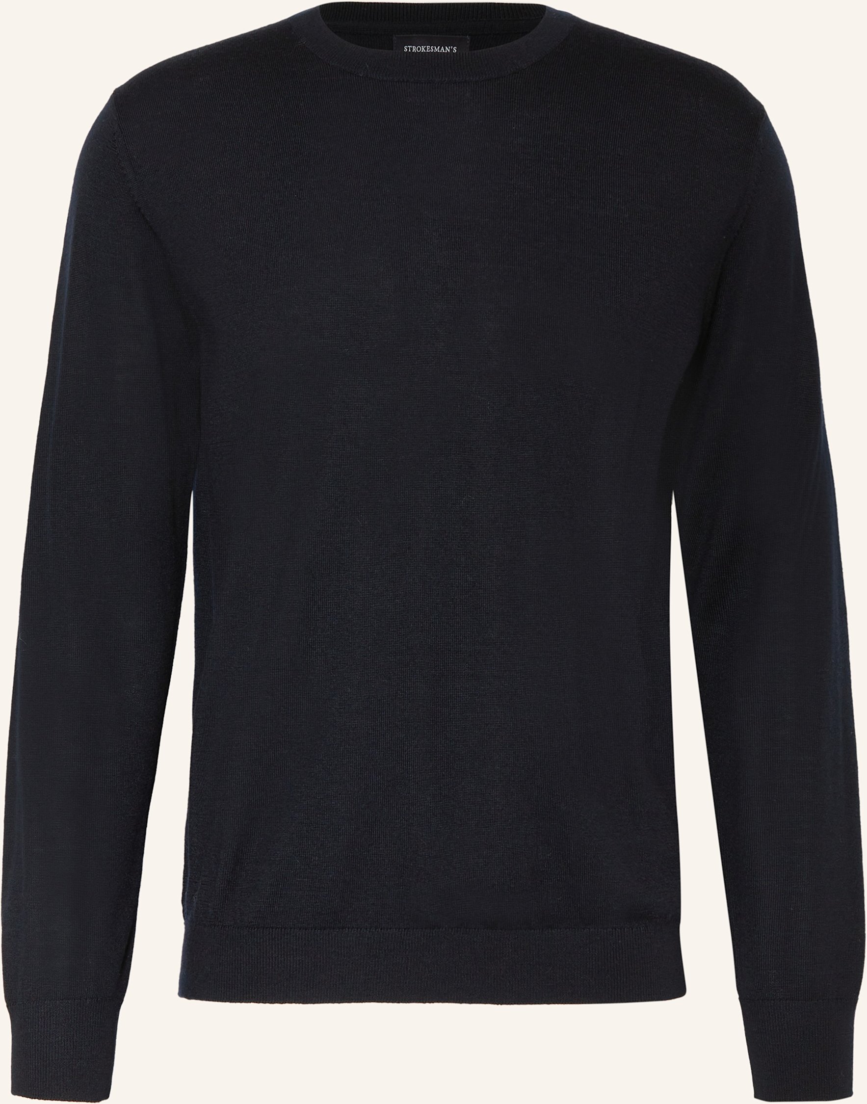 Strokesman's Pullover Aus Merinowolle blau