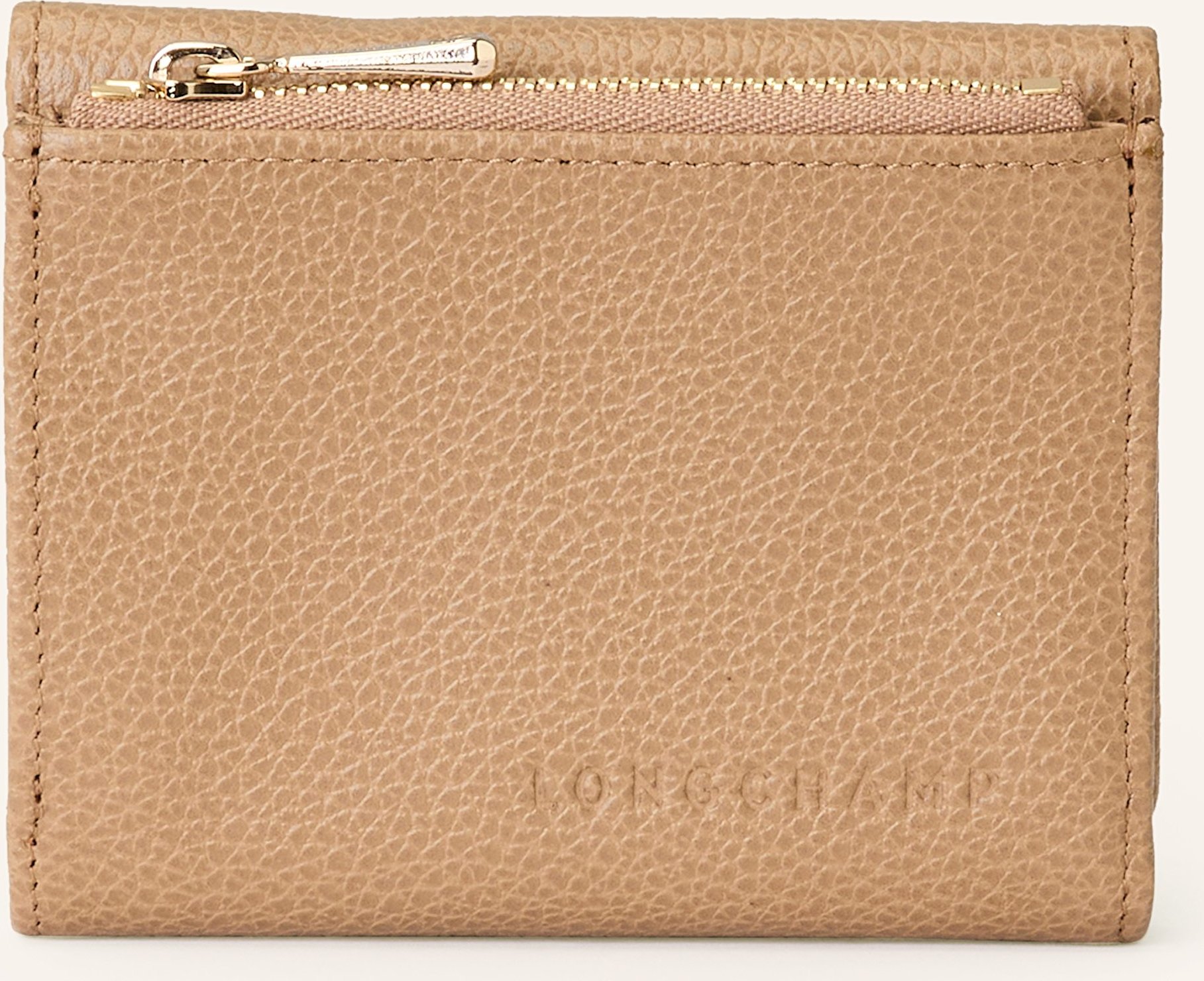 Thumbnail - Longchamp Geldbörse Foulonne Compact Wallet beige