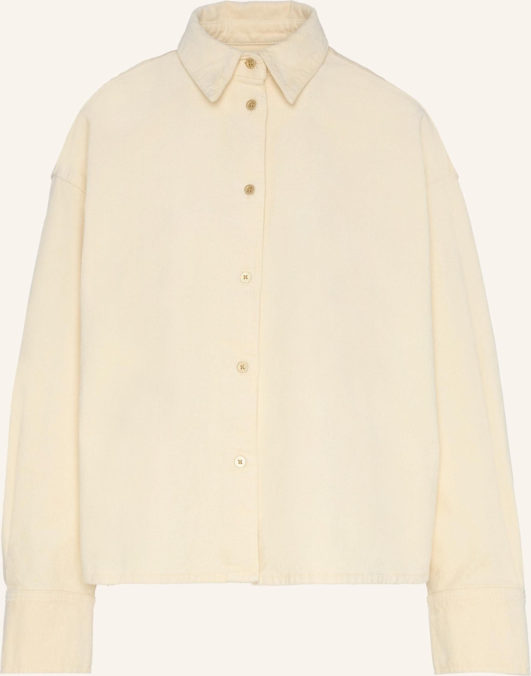 7 For All Mankind Shirt Nina Cropped weiss