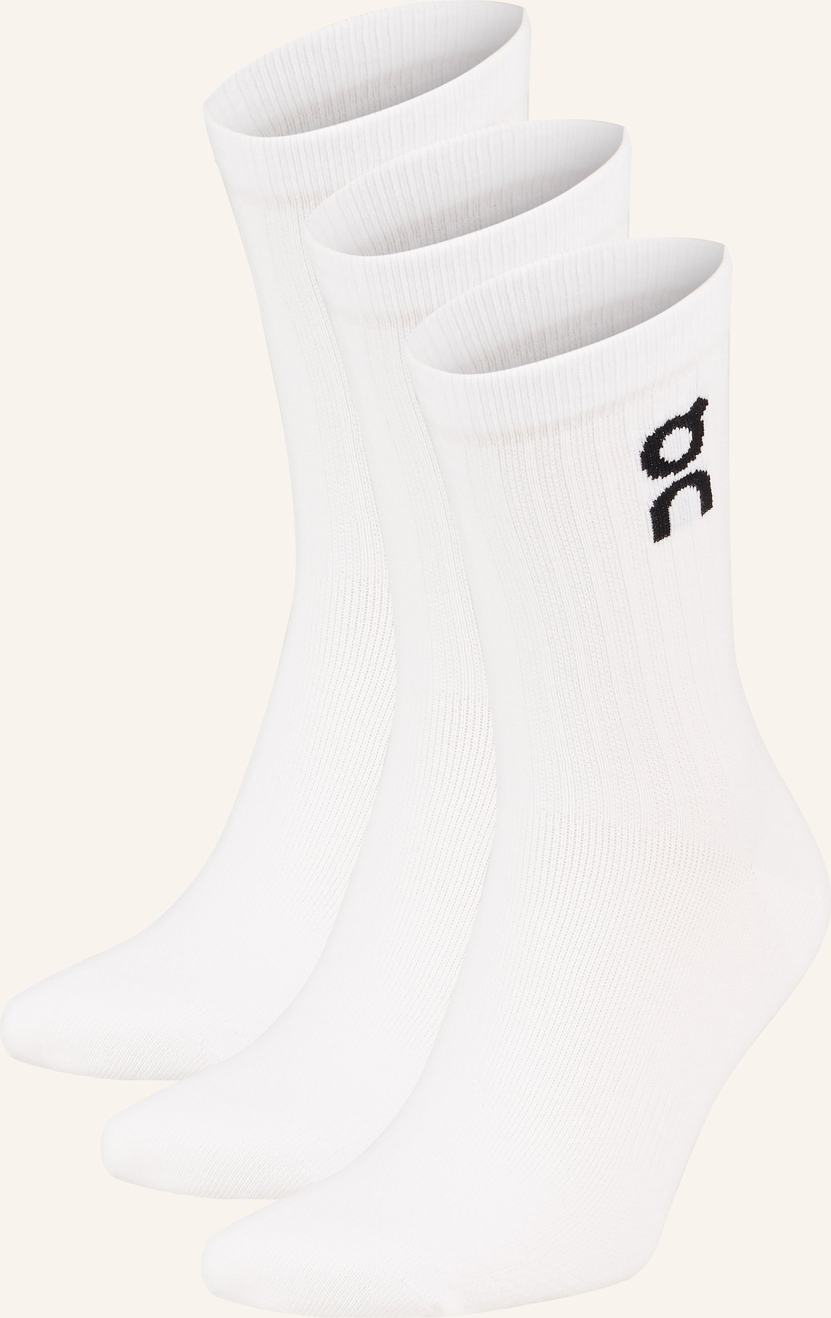 On 3er-Pack Sportsocken weiss