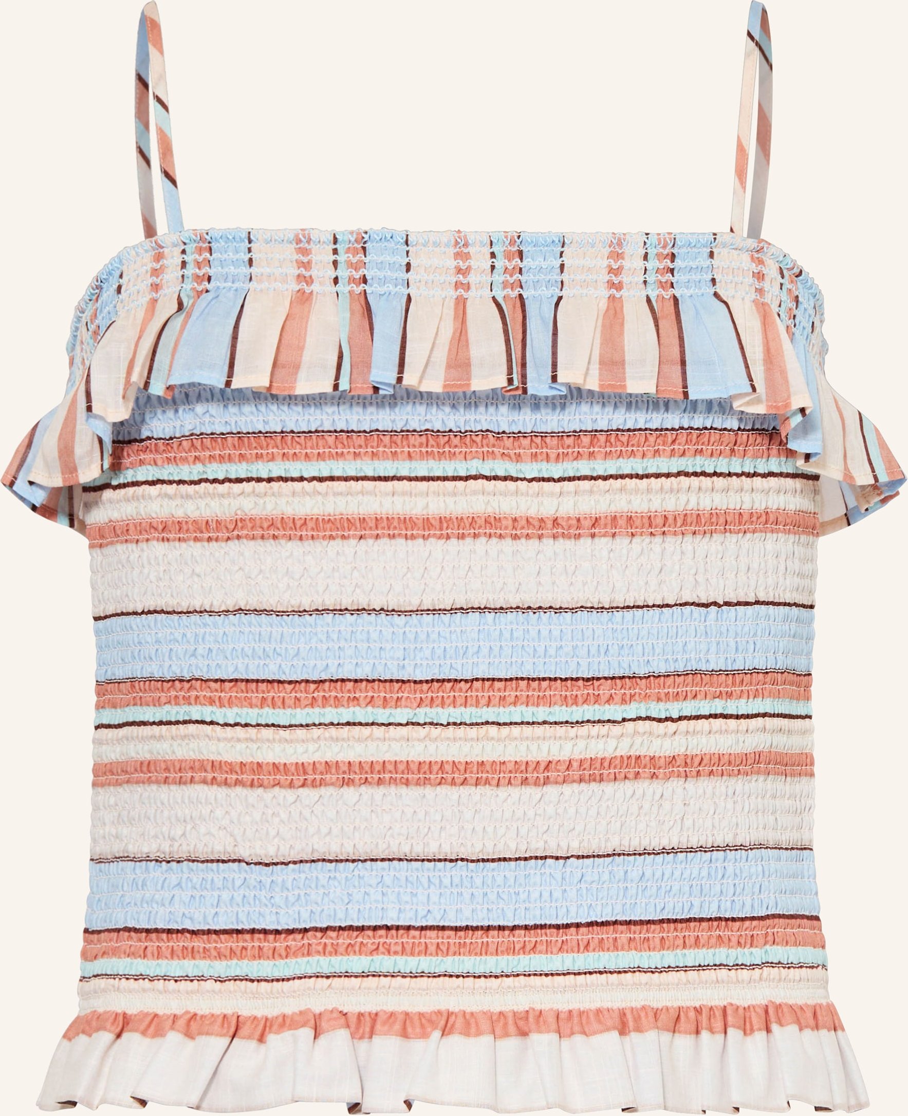 Zimmermann Top Daylight Mit Rüschen rosa