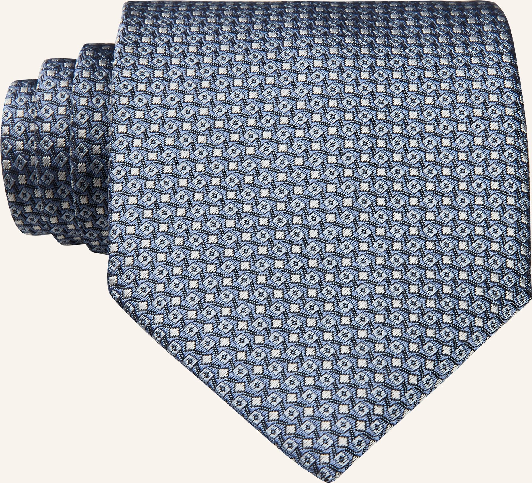 Boss Krawatte Mit Seide blau