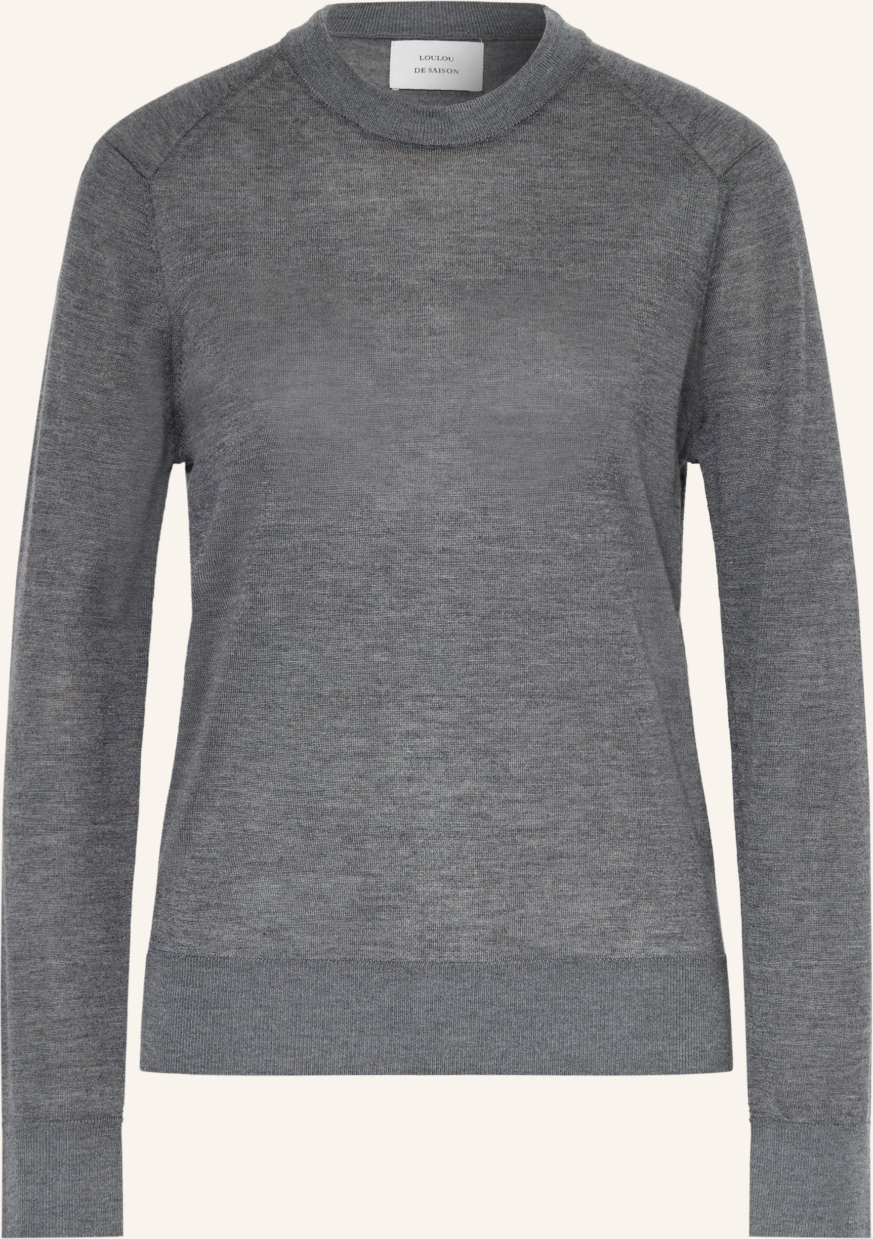 Loulou De Saison Cashmere-Pullover Ditto grau