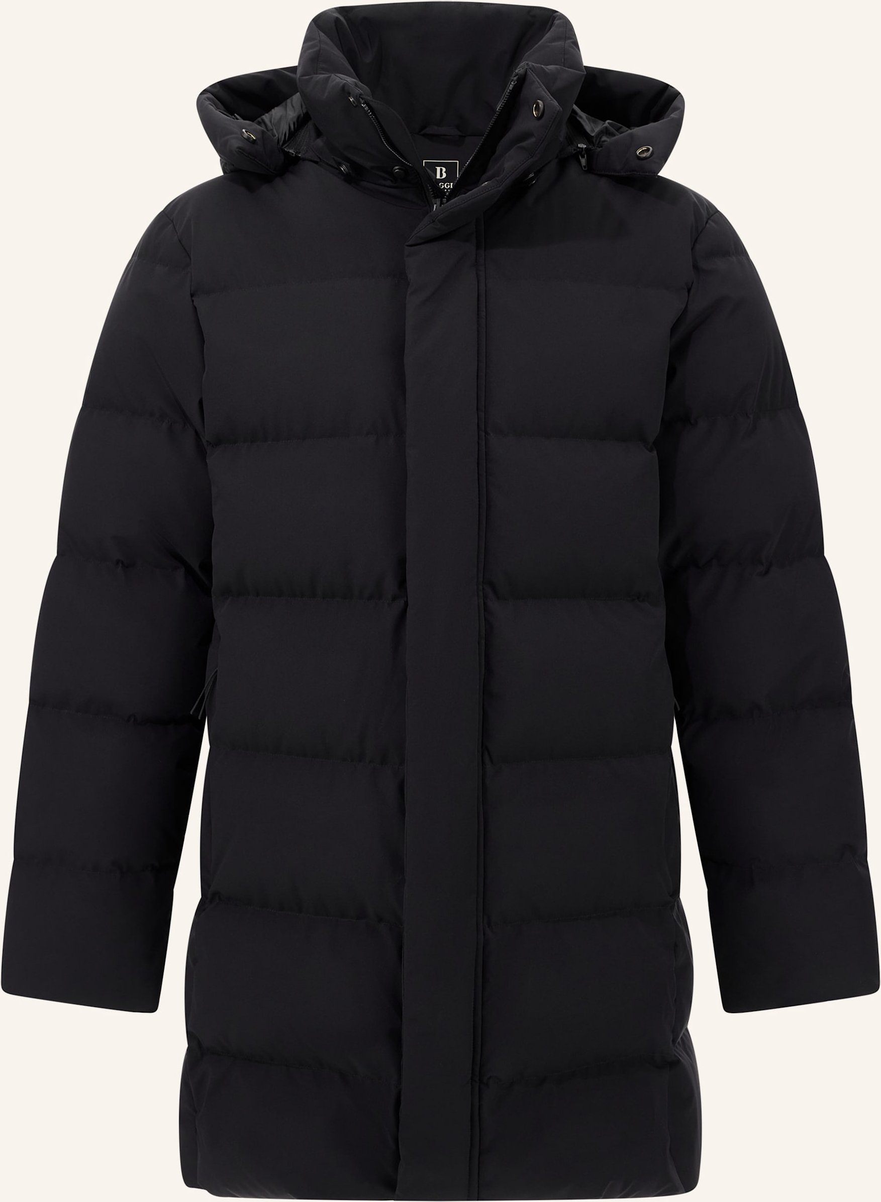 Boggi Milano Daunenmantel schwarz
