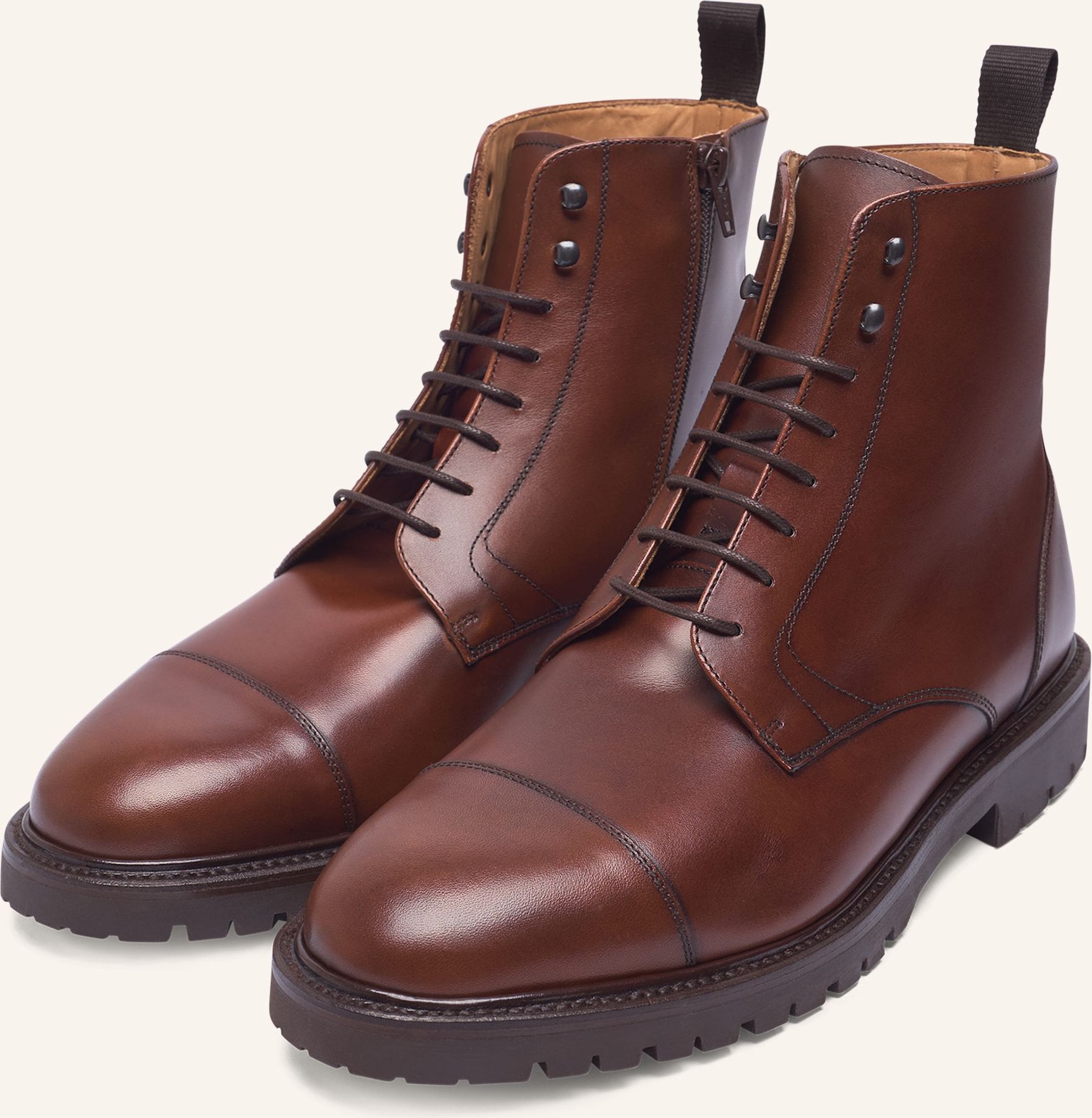 Thumbnail - Henry Stevens Schnürboots Jones cdb3 braun