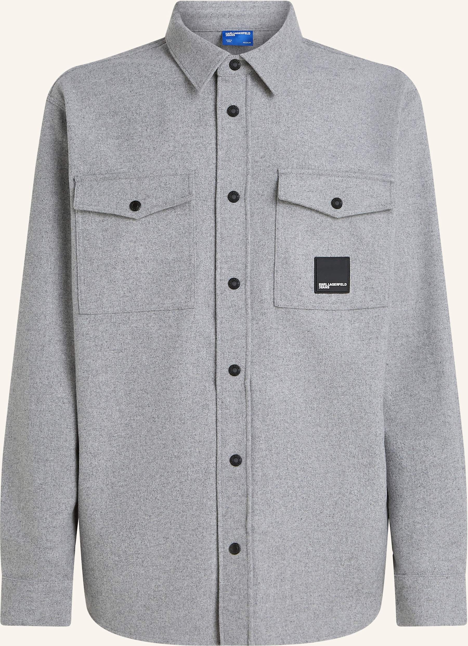 Karl Lagerfeld Jeans Hemd grau