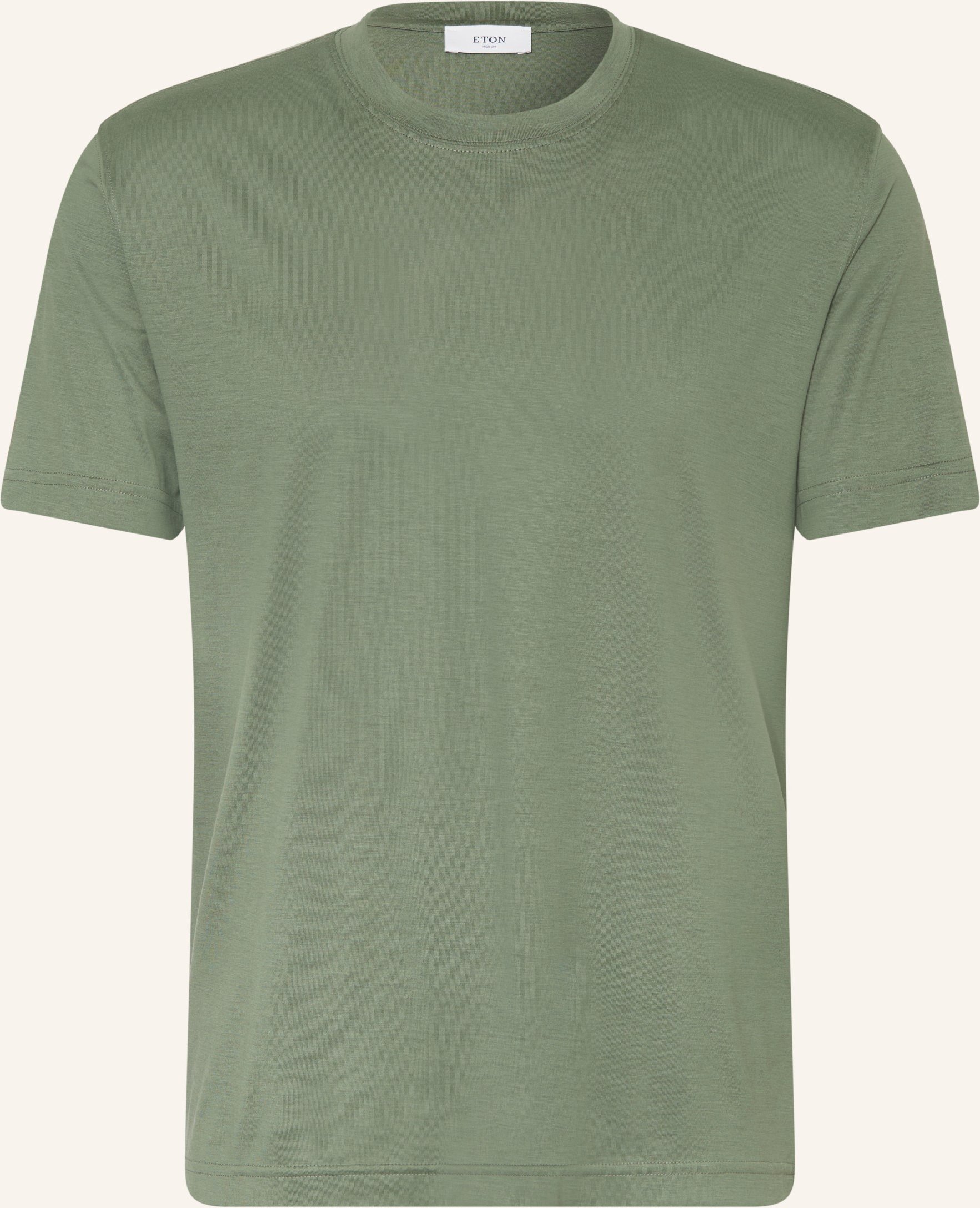 Eton T-Shirt Mit Seide gruen