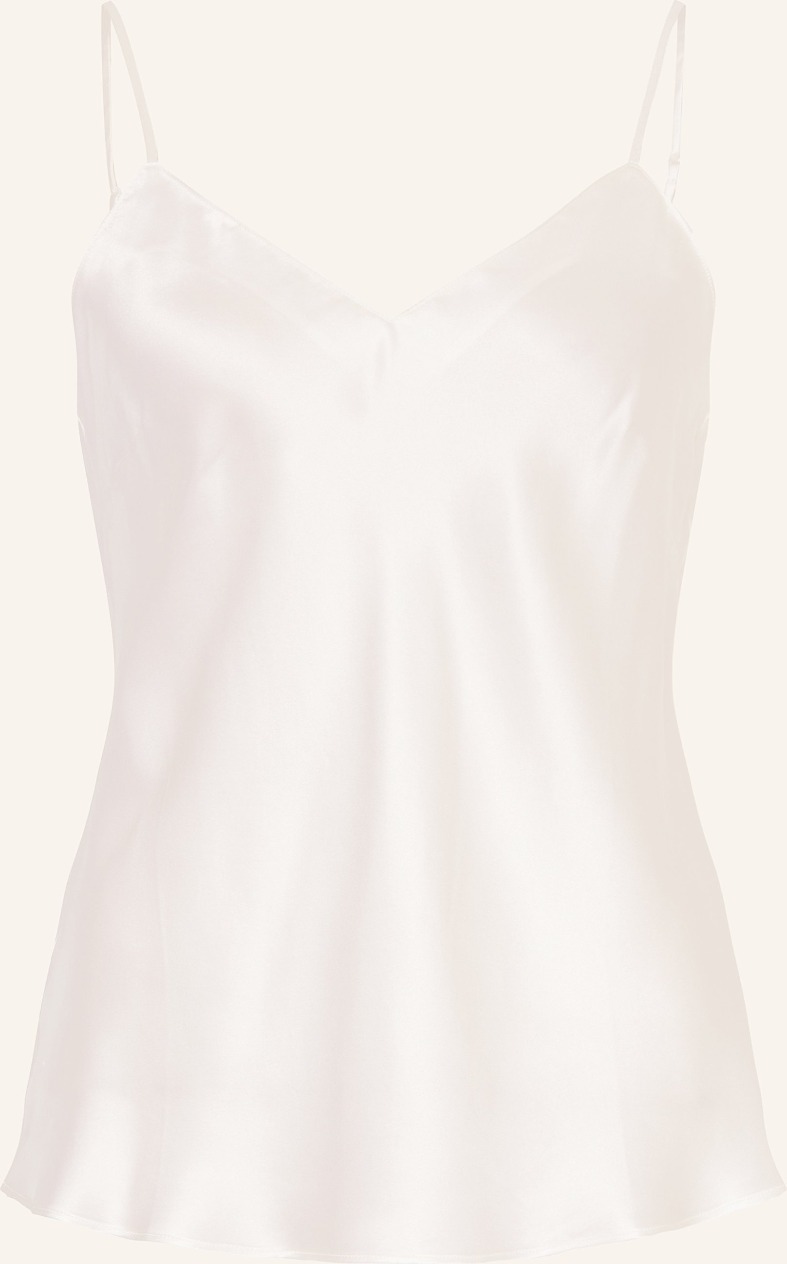 Simone Pérèle Schlaftop Love Me Aus Seide beige